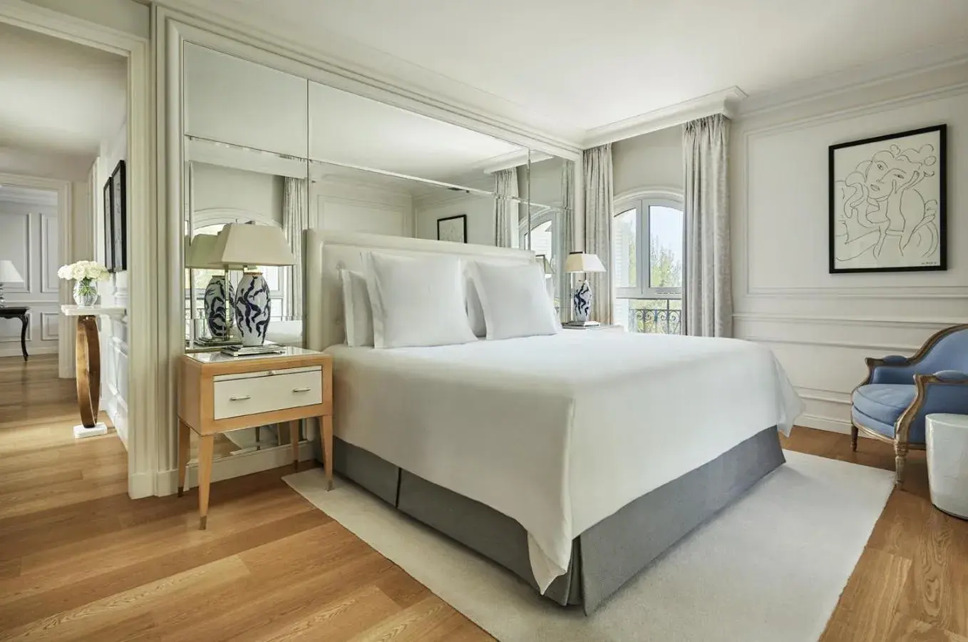 Bed in Grand-Hôtel du Cap-Ferrat, A Four Seasons Hotel Bed in Grand-Hôtel du Cap-Ferrat, A Four Seasons Hotel