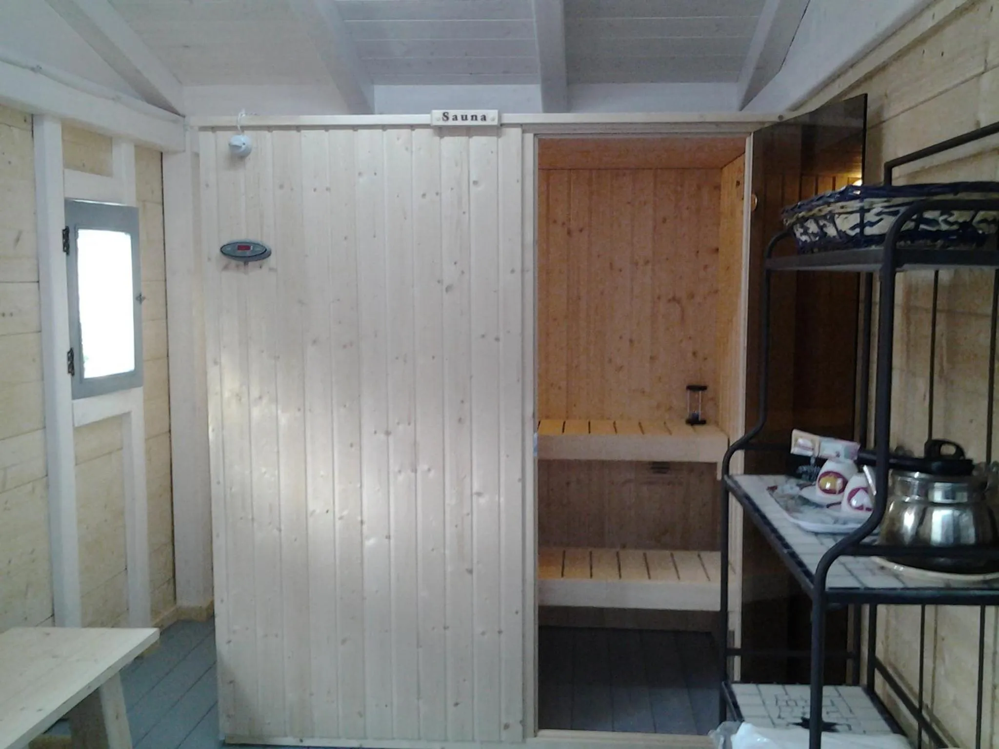 Sauna in Bed and Breakfast La Casetta
