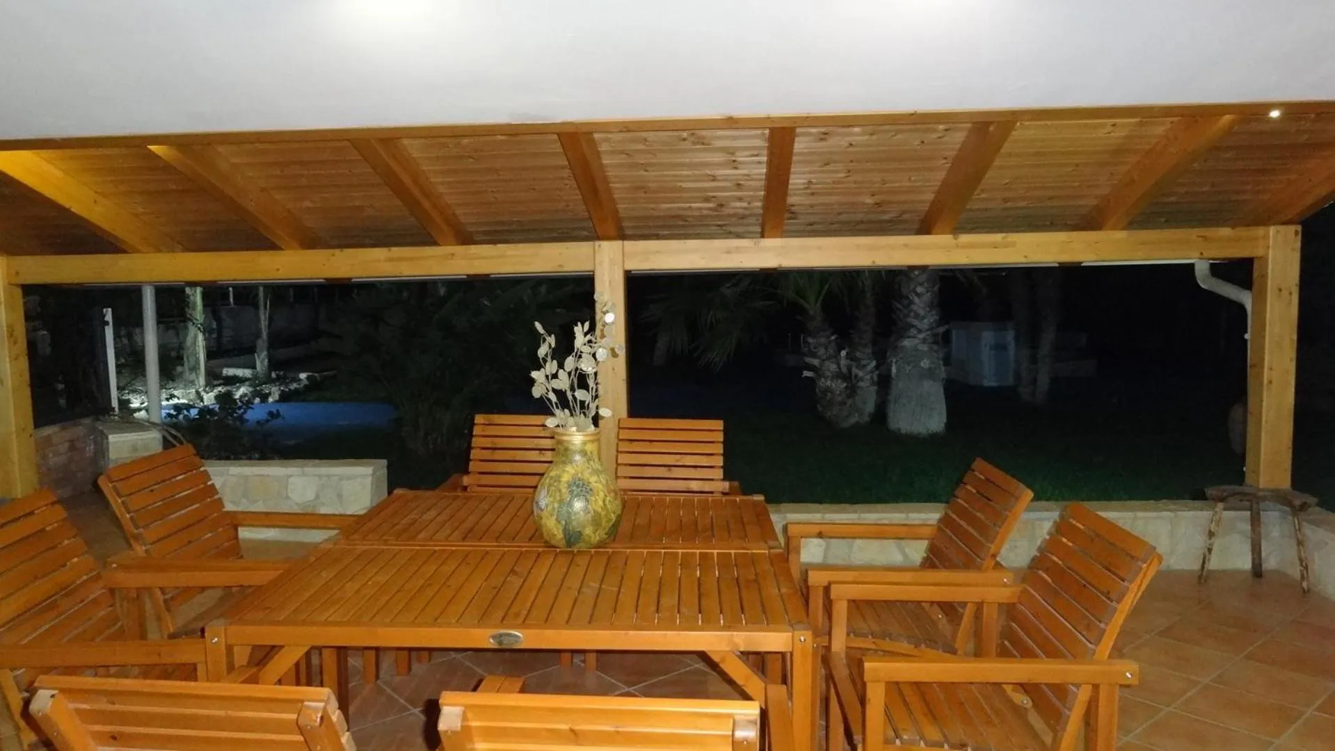 Patio in Bed and Breakfast La Casetta