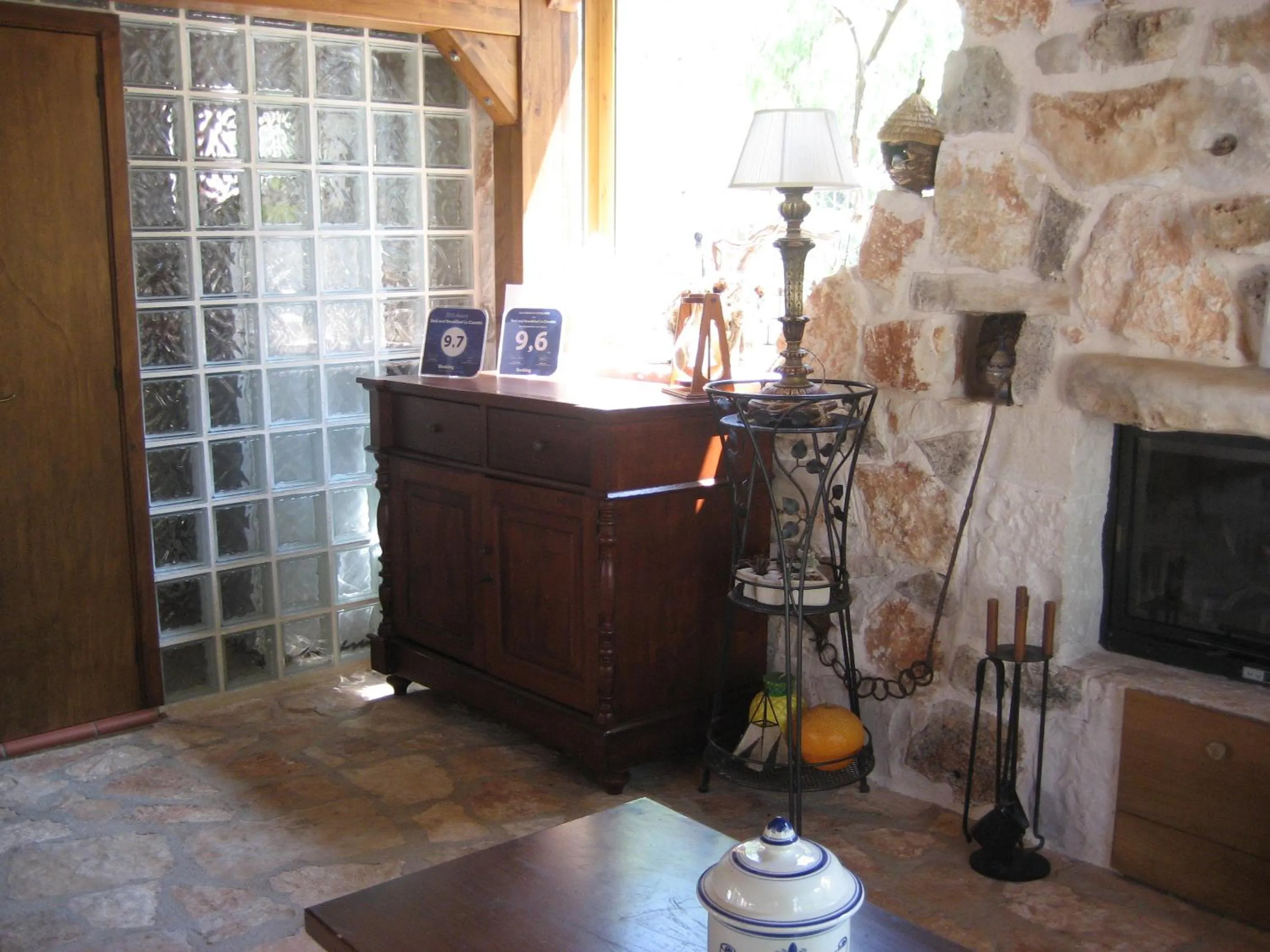 Decorative detail in Bed and Breakfast La Casetta