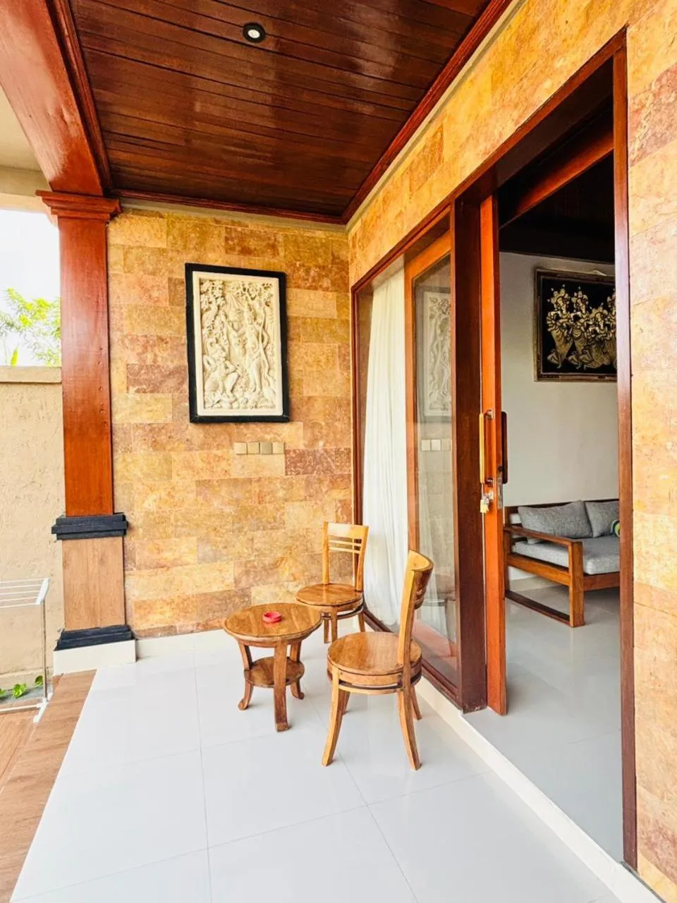 Balcony/Terrace in Uma Galih Ubud Villa