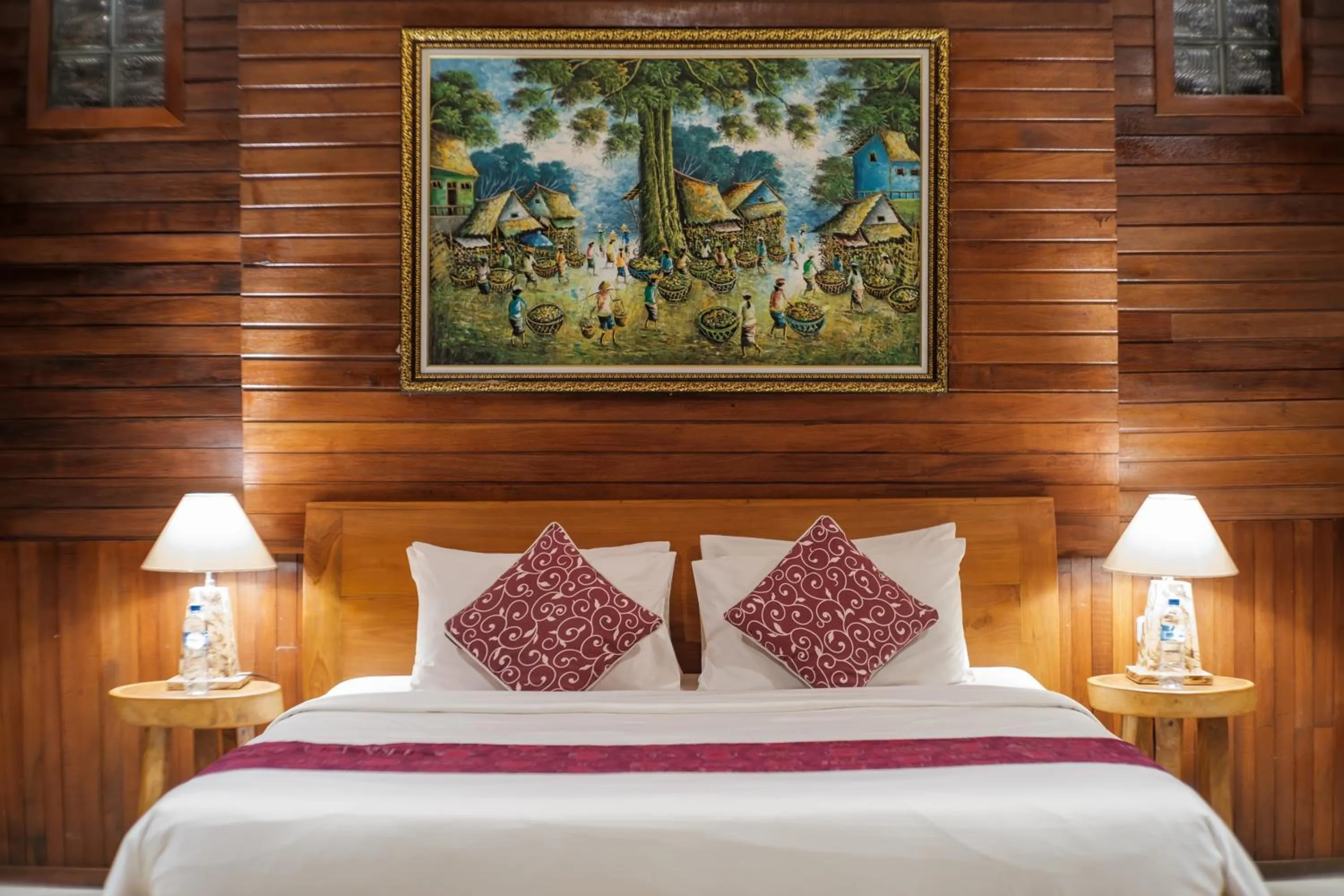 Bedroom, Bed in Uma Galih Ubud Villa