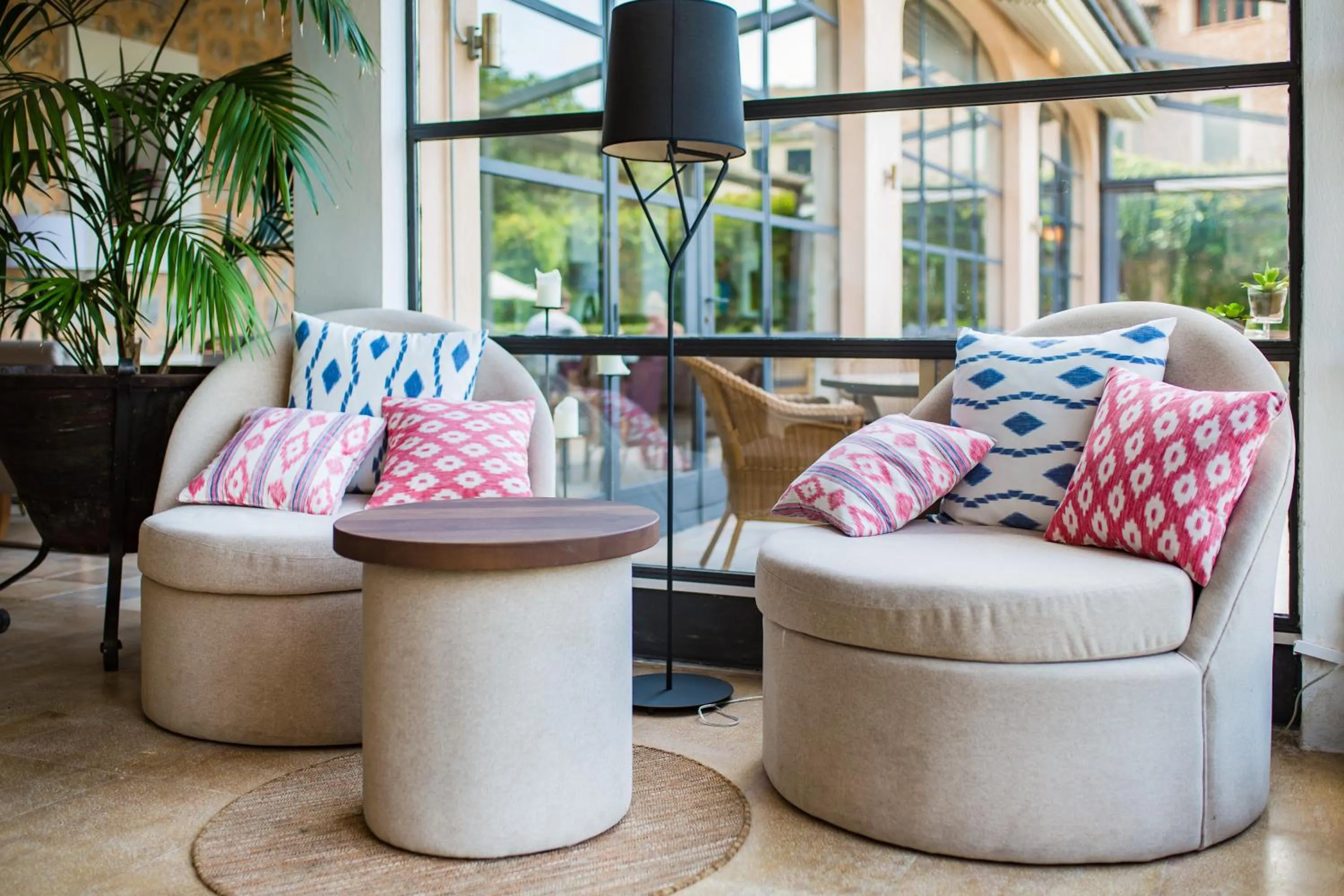 Lobby or reception in Hotel Ca'l Bisbe