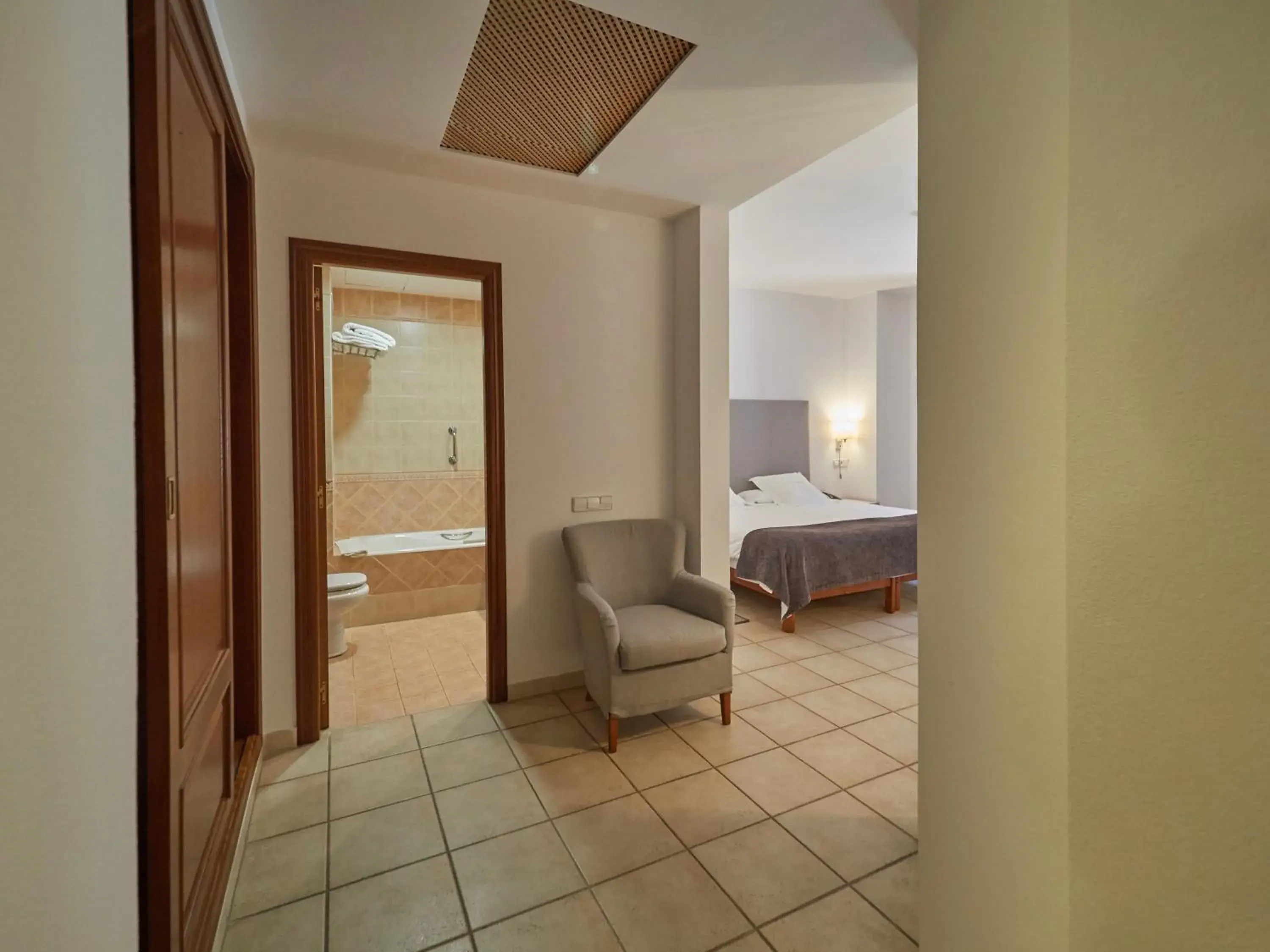 Bed in Hotel Ca'l Bisbe Bed in Hotel Ca'l Bisbe