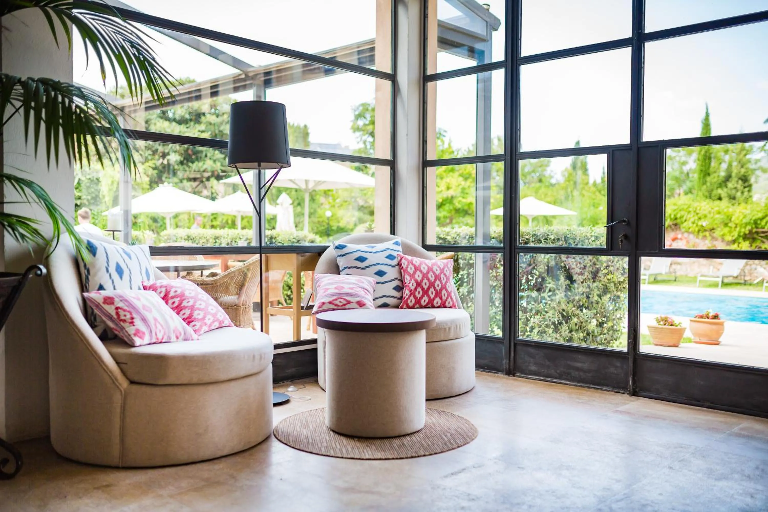 Lobby or reception in Hotel Ca'l Bisbe