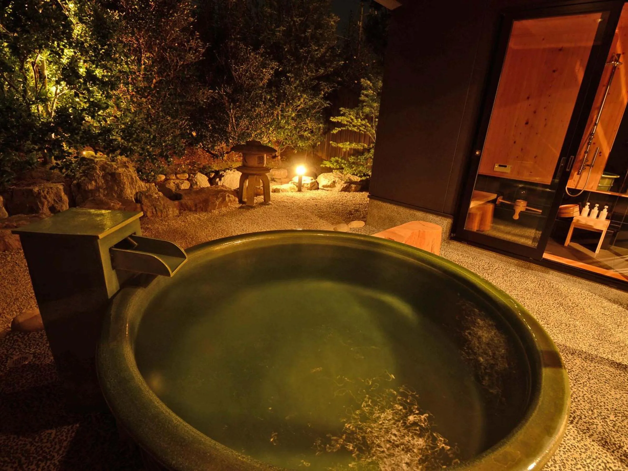 Open Air Bath in Auberge Yusura
