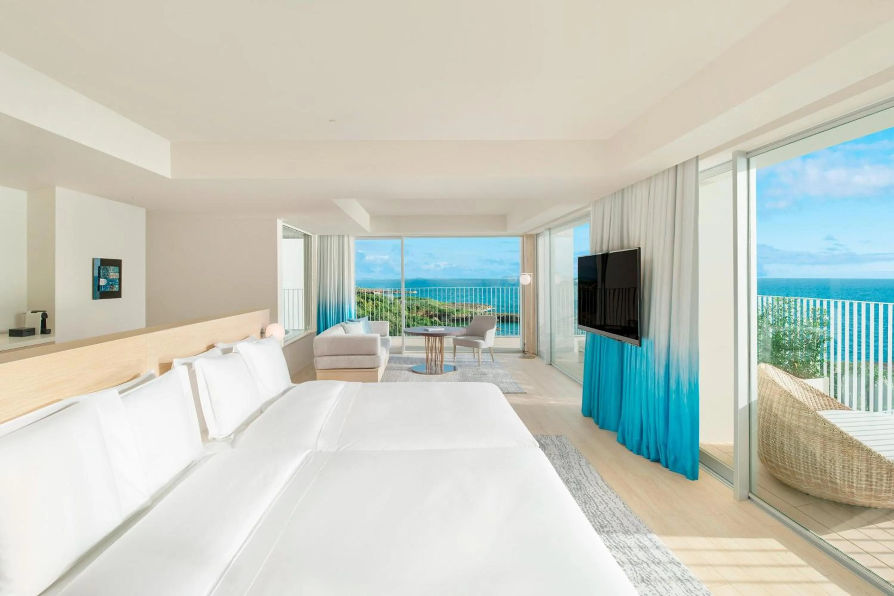 Photo of the whole room, Bed in IRAPH SUI, a Luxury Collection Hotel, Miyako Okinawa