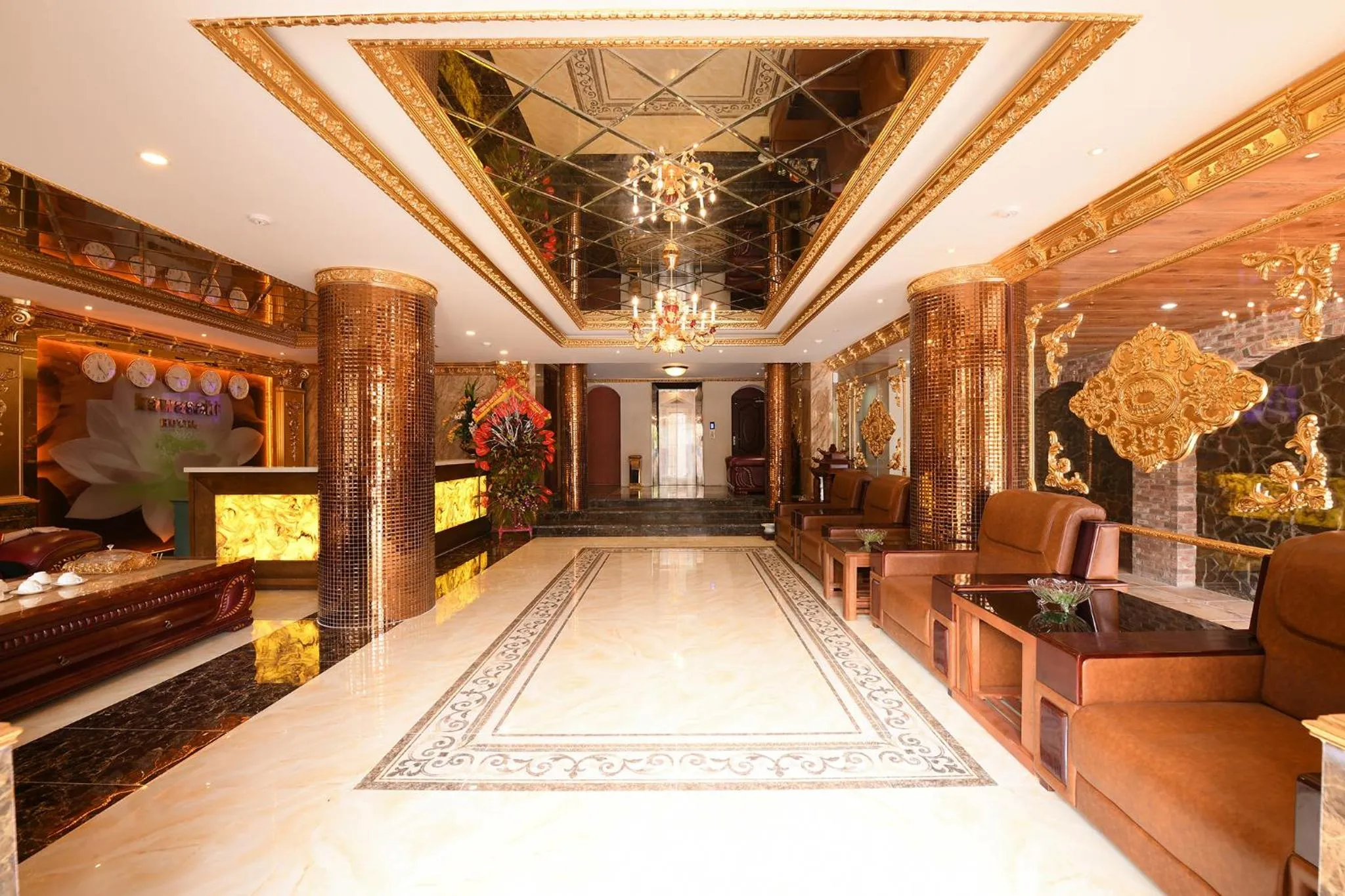 Lobby or reception in Kawasaki Noi Bai Airport Hotel