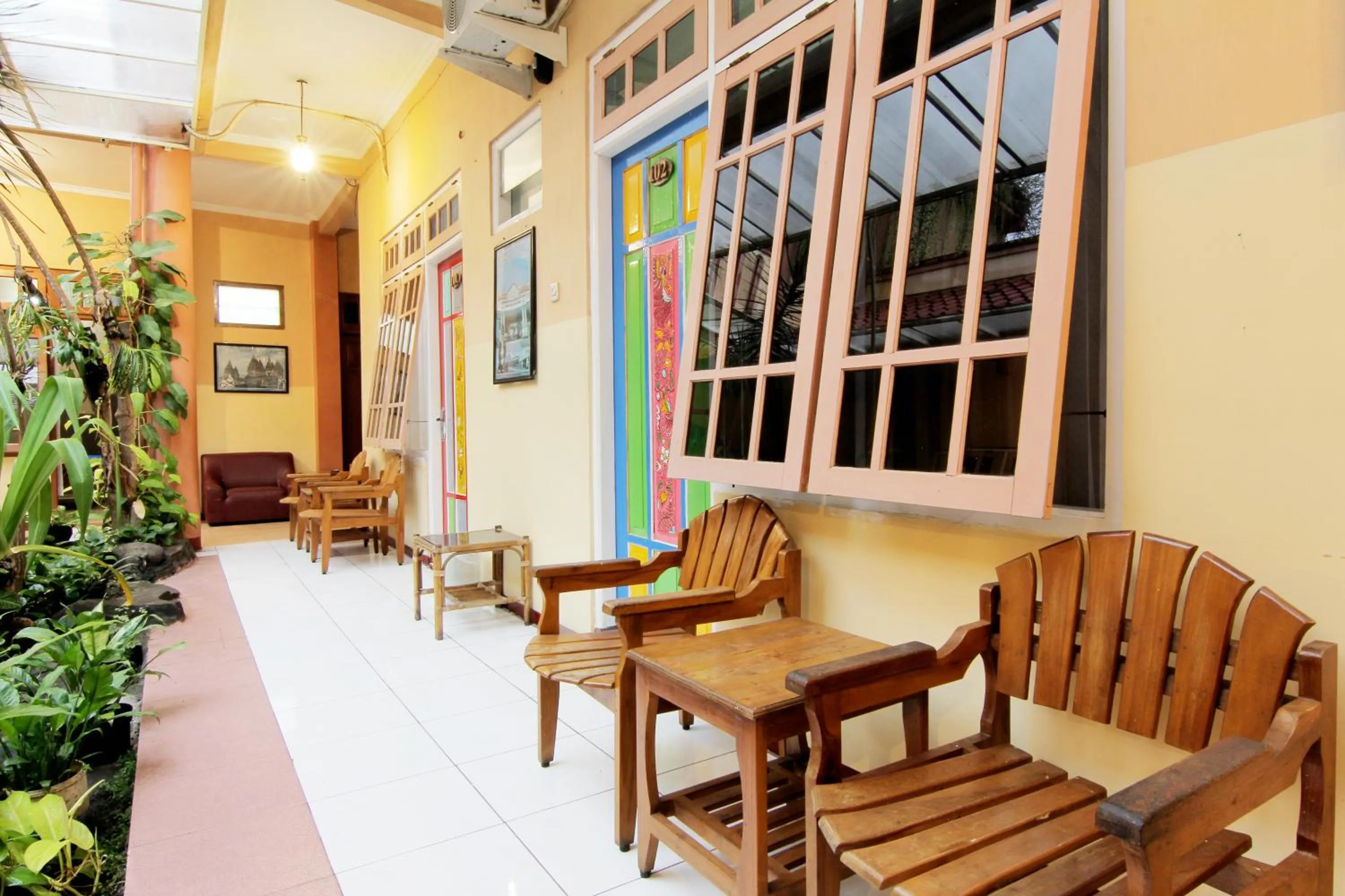 Patio in Monica Hotel Yogyakarta