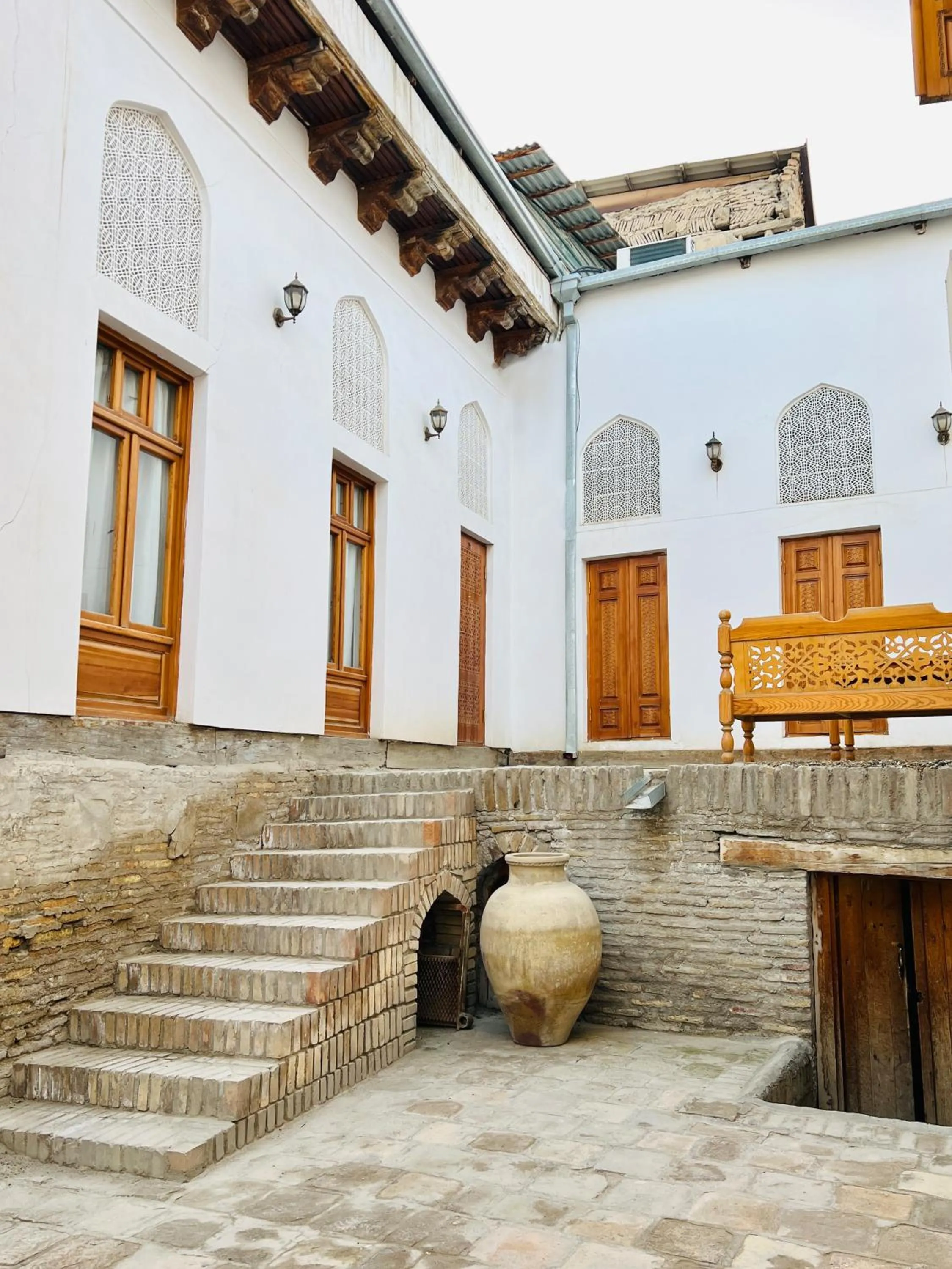 Patio in Komil Bukhara Boutique Hotel