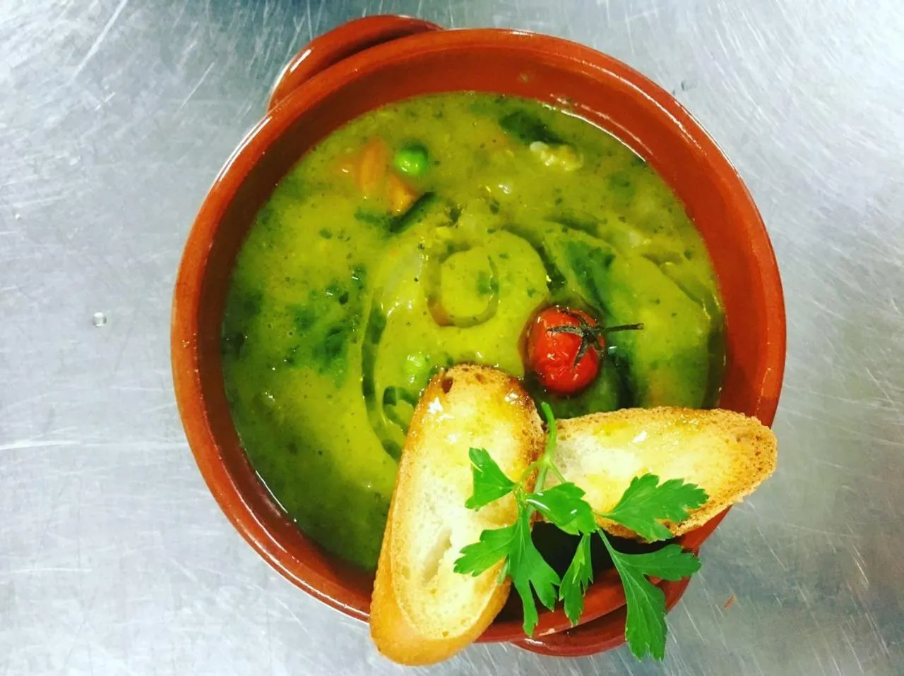 Food close-up in Hotel Cristalda