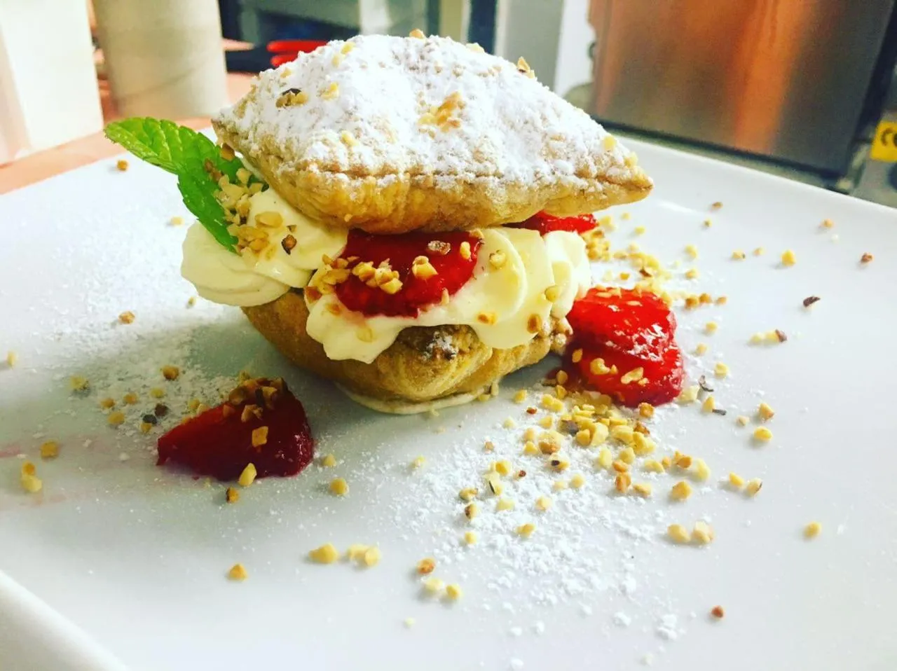 Food close-up in Hotel Cristalda