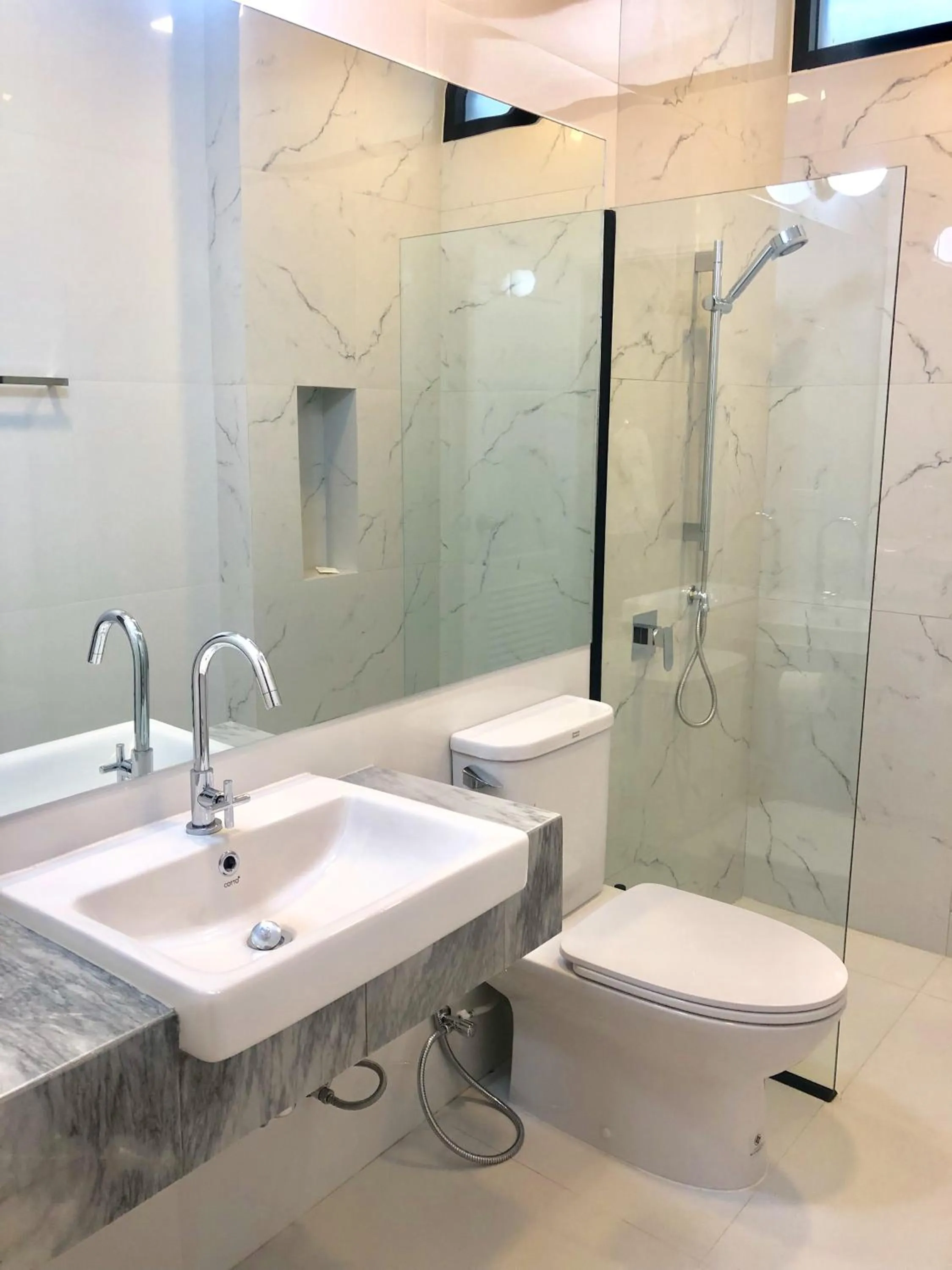 Shower in La Riva Boutique Hotel