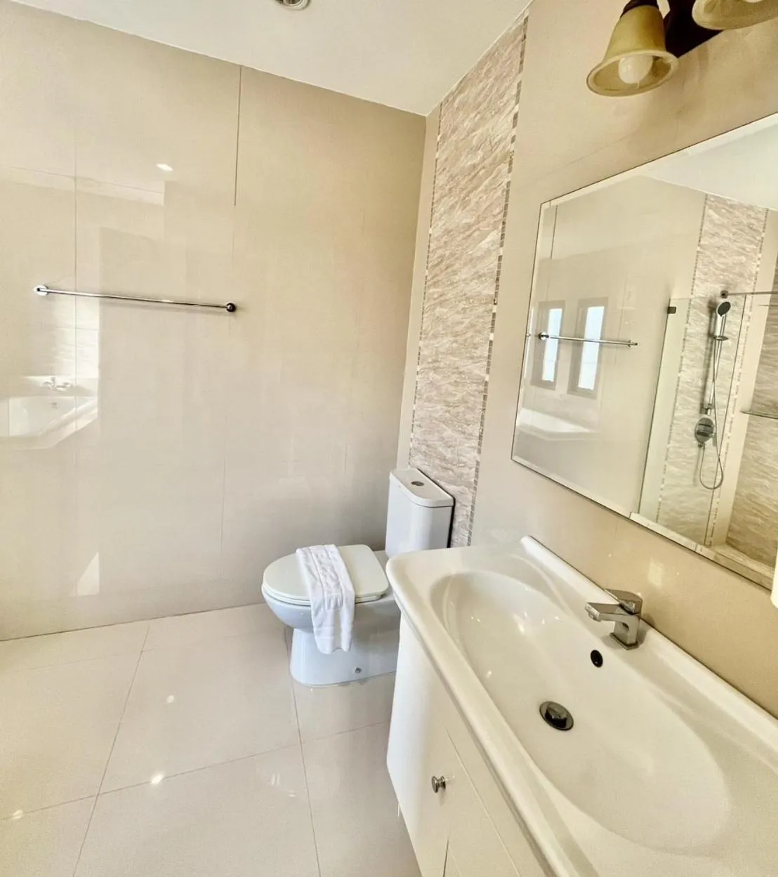 Shower in La Riva Boutique Hotel