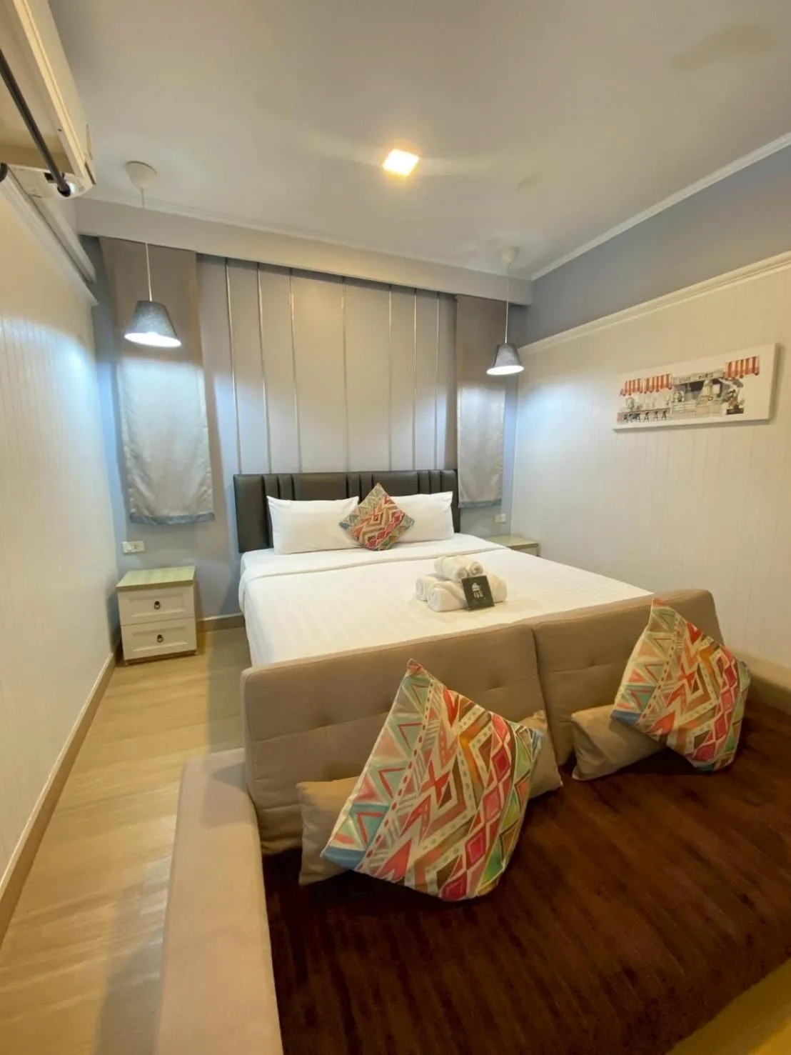 Bed in La Riva Boutique Hotel