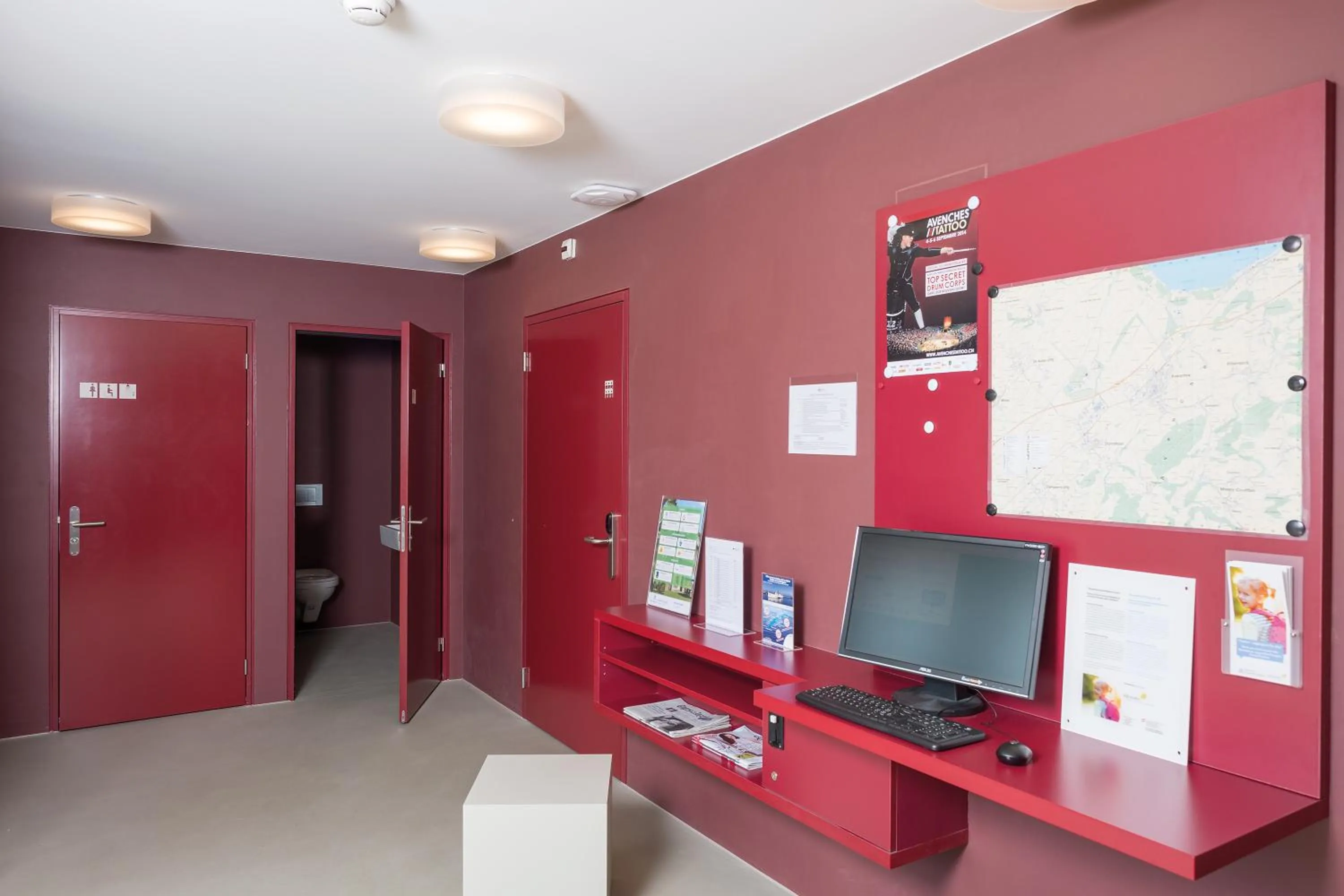 Decorative detail in Avenches Youth Hostel