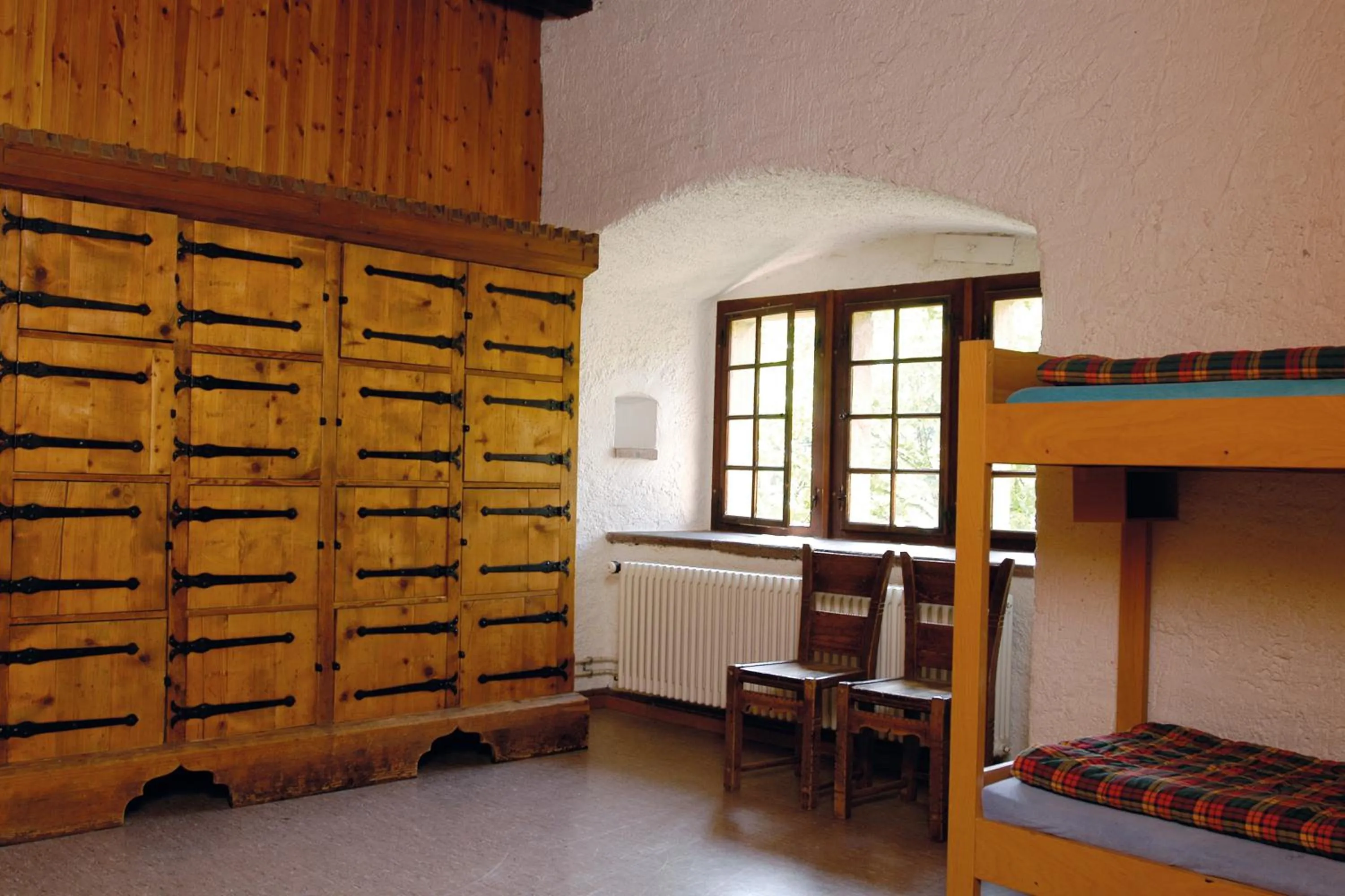 Bed in Mariastein-Rotberg Youth Hostel