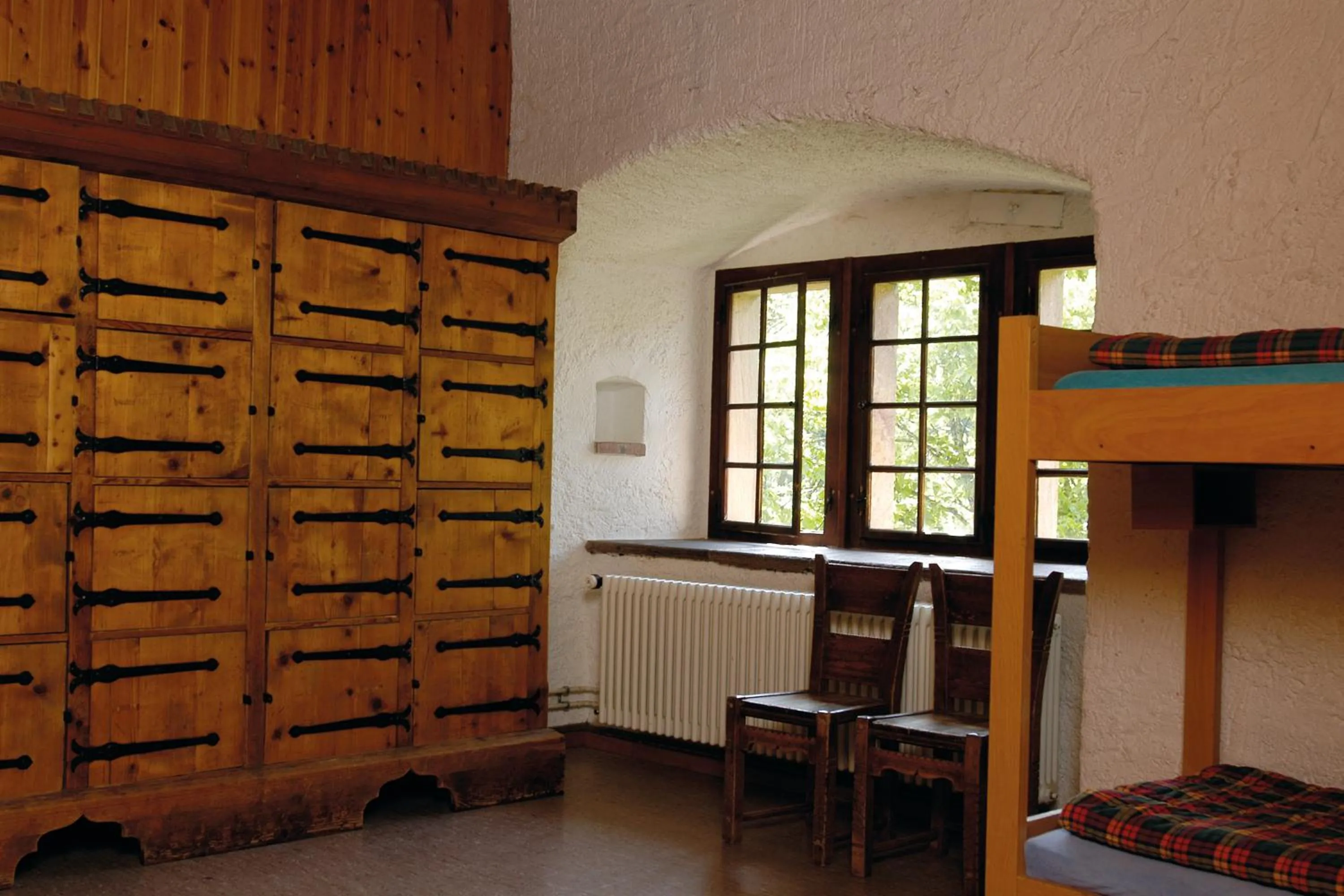 Bed in Mariastein-Rotberg Youth Hostel