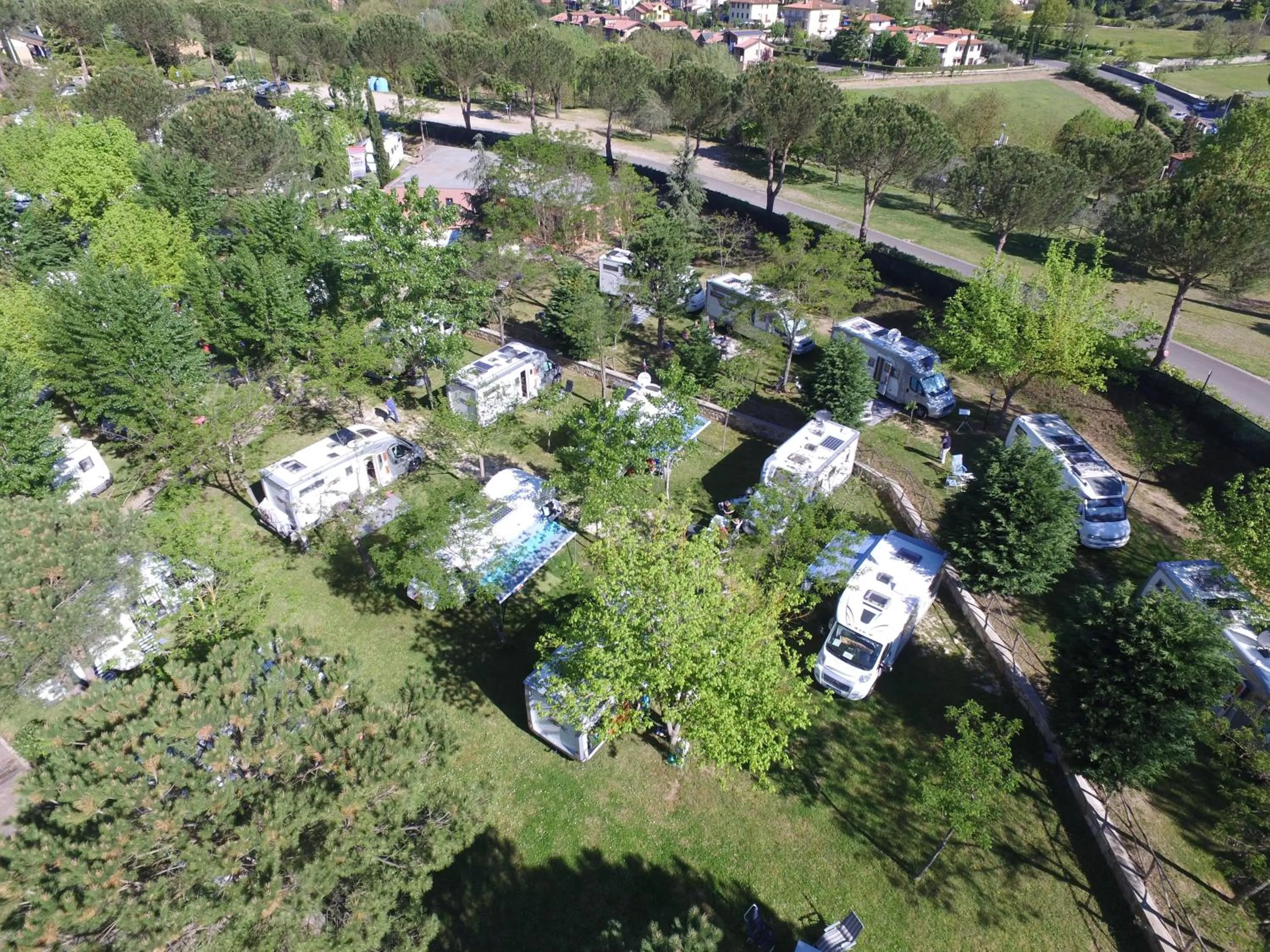 Bird's eye view in Camping Village Il Poggetto