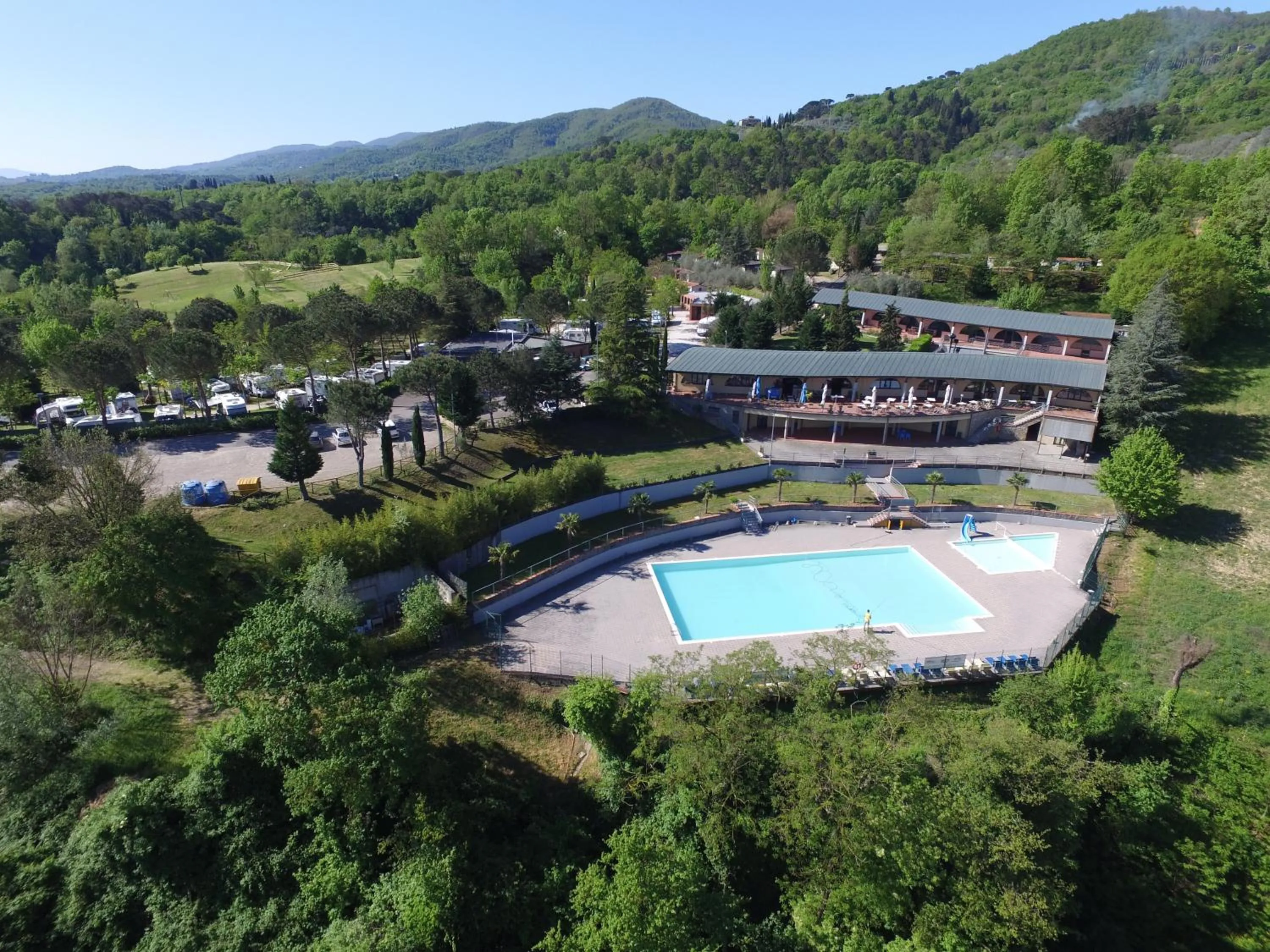 Bird's eye view in Camping Village Il Poggetto