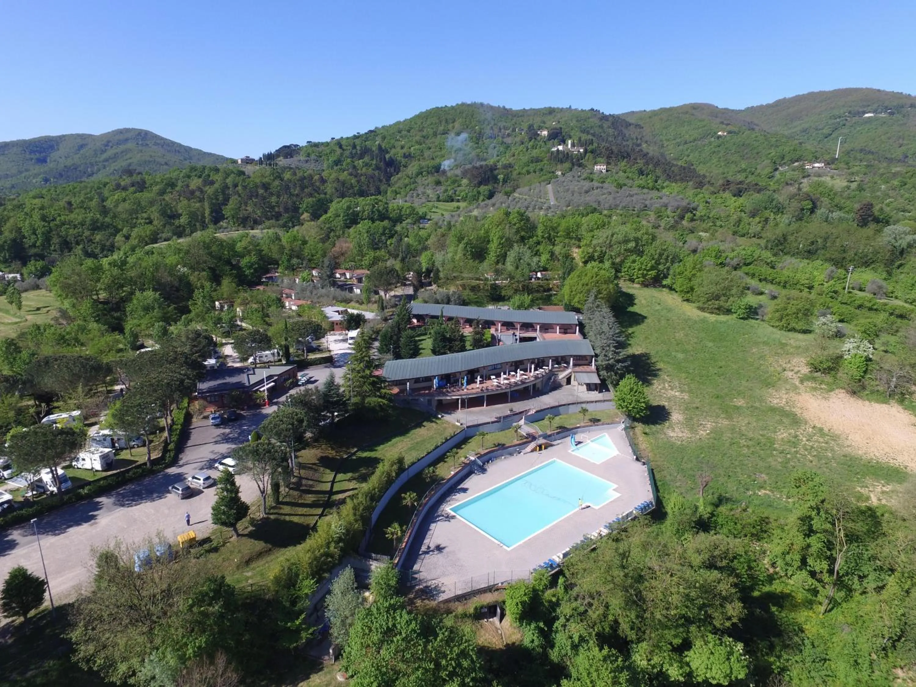Bird's eye view in Camping Village Il Poggetto