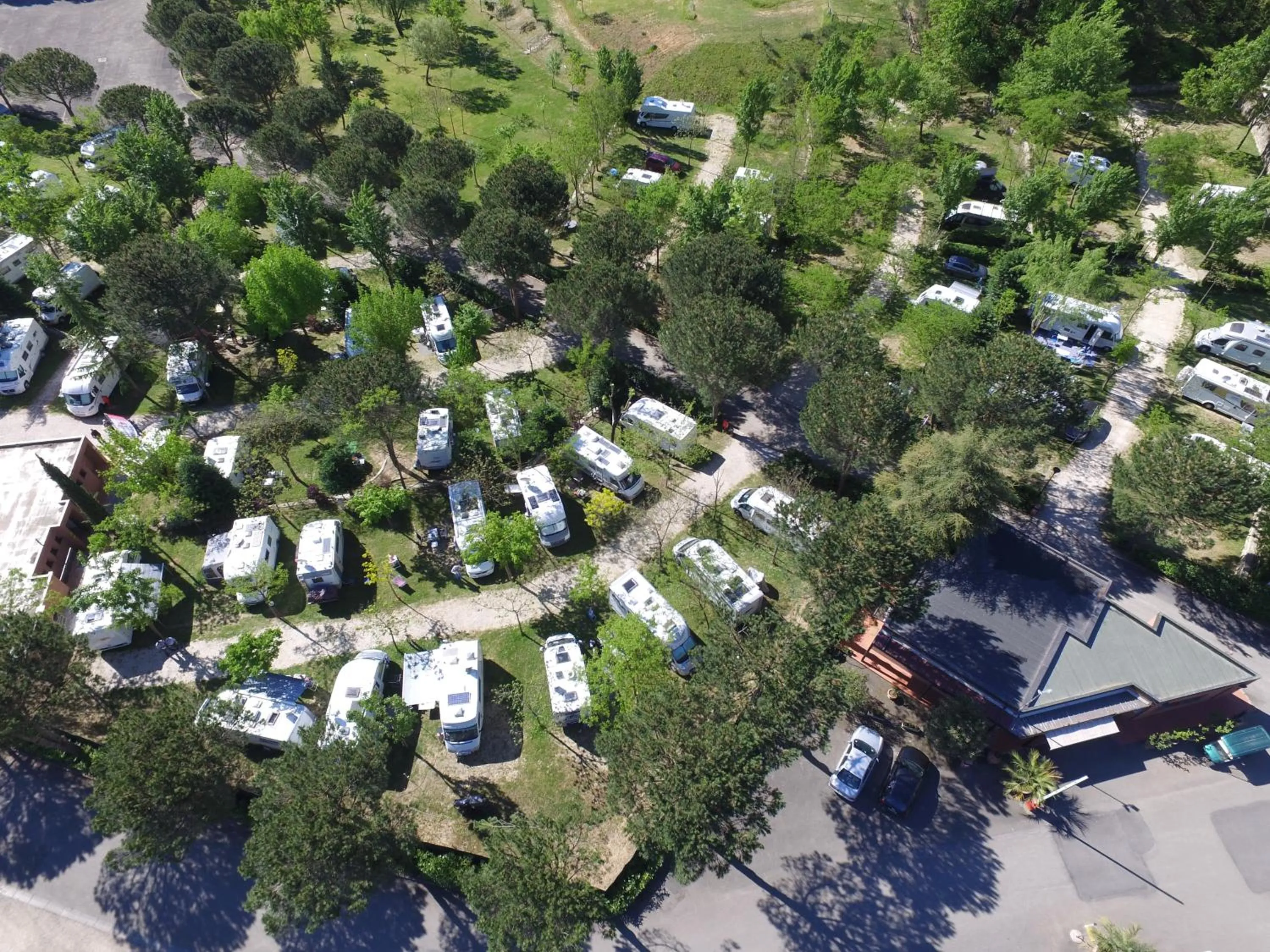 Bird's eye view in Camping Village Il Poggetto