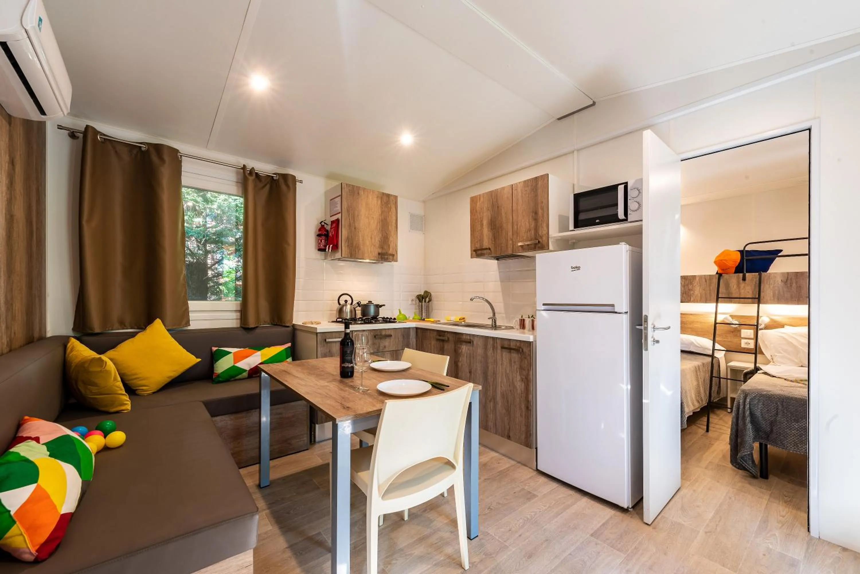 Seating area in Camping Village Il Poggetto