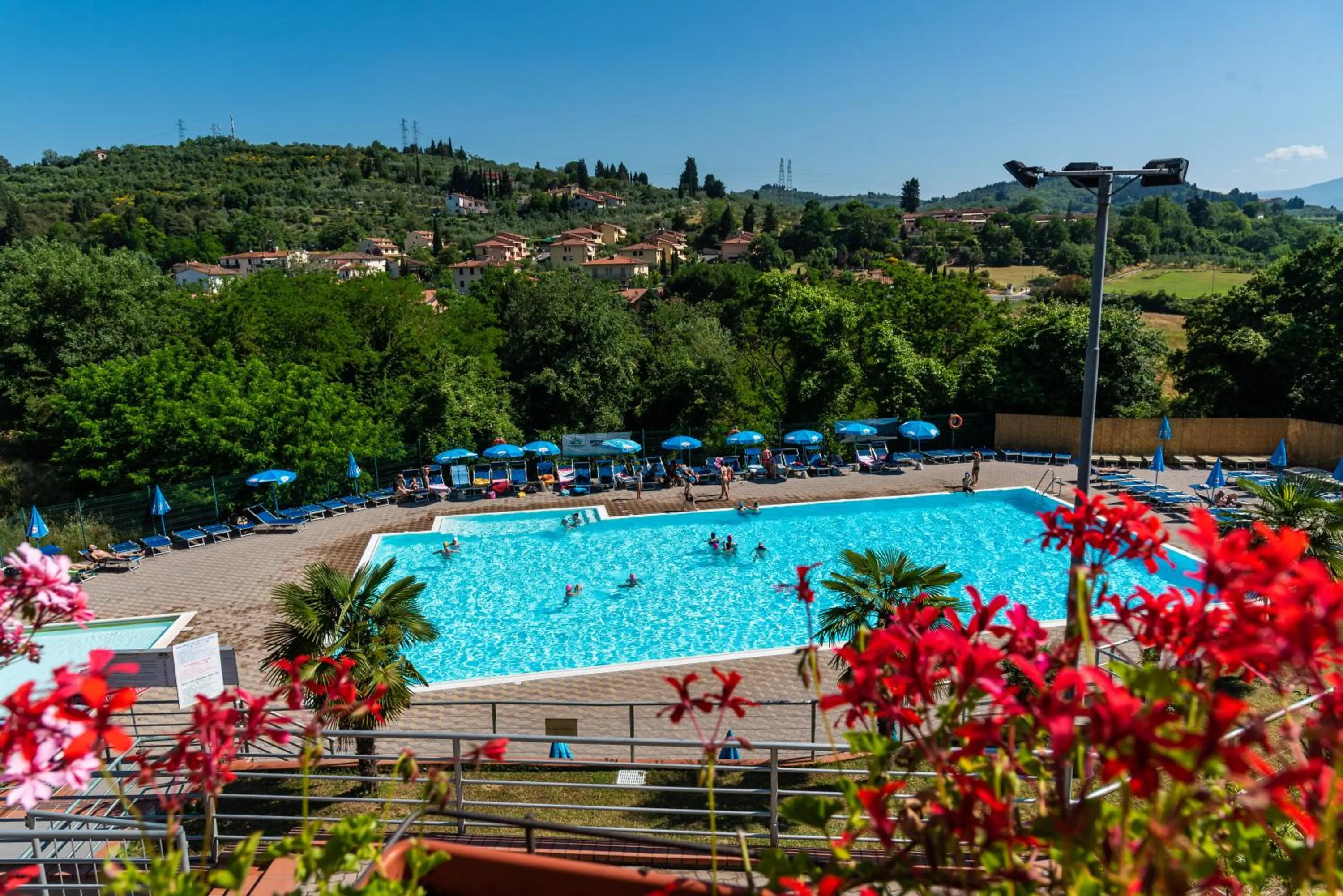 Pool view in Camping Village Il Poggetto