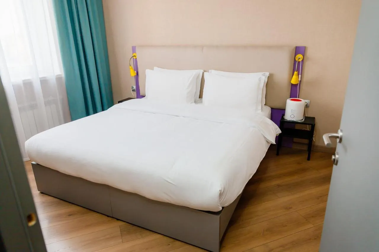 Bed in City Hotel Shymkent
