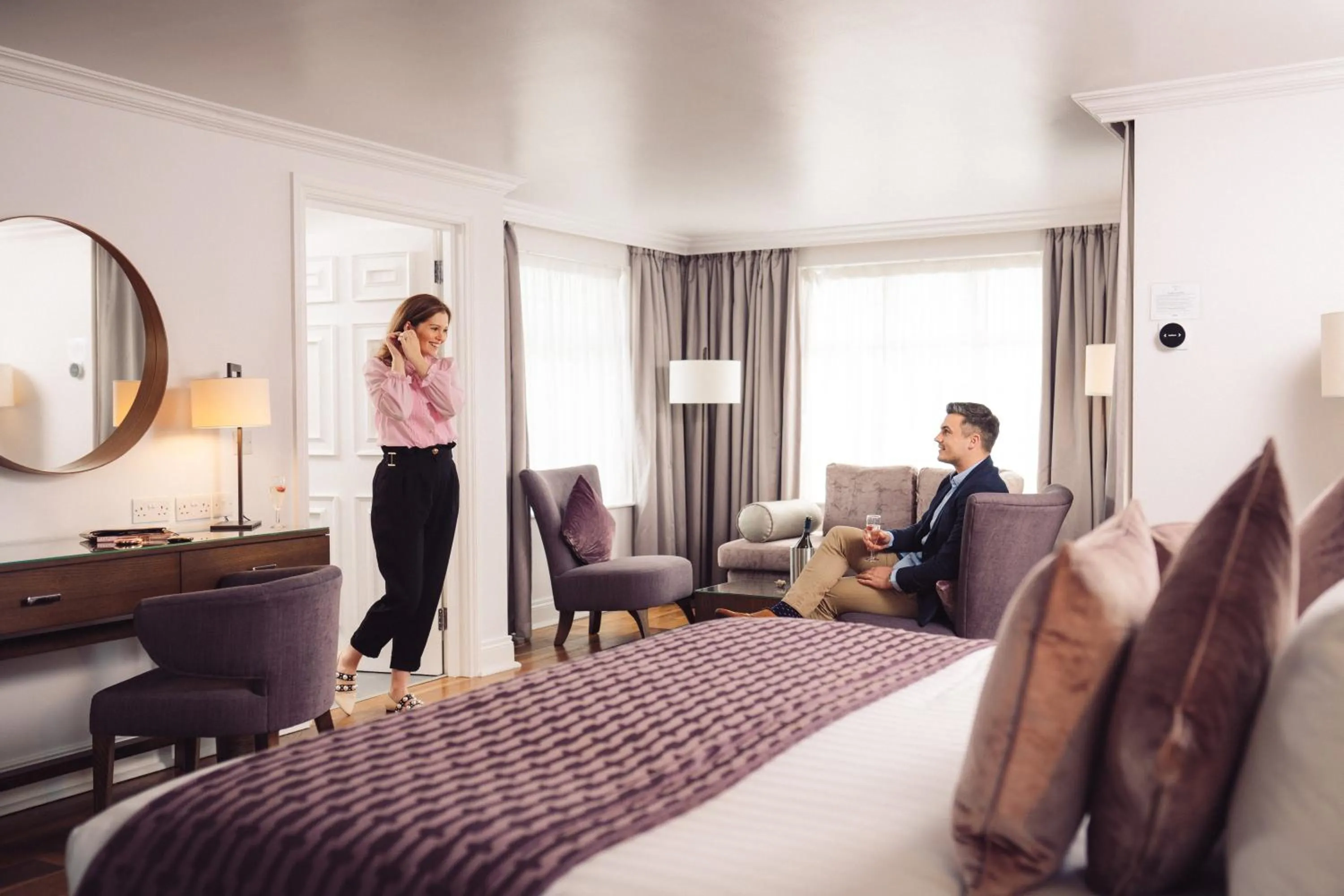 Bed in Ivanhoe Inn and Hotel