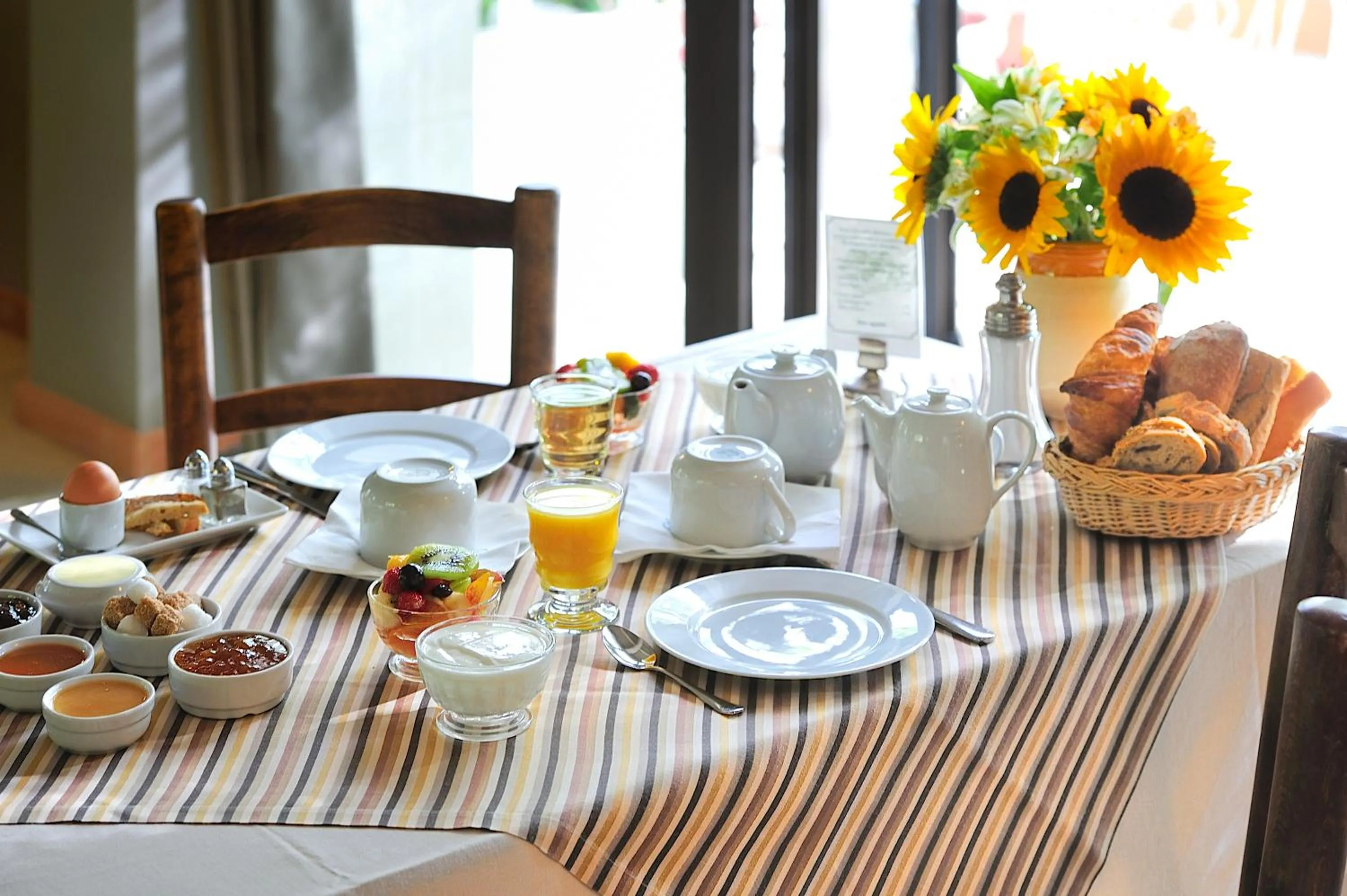 Continental breakfast in Charembeau