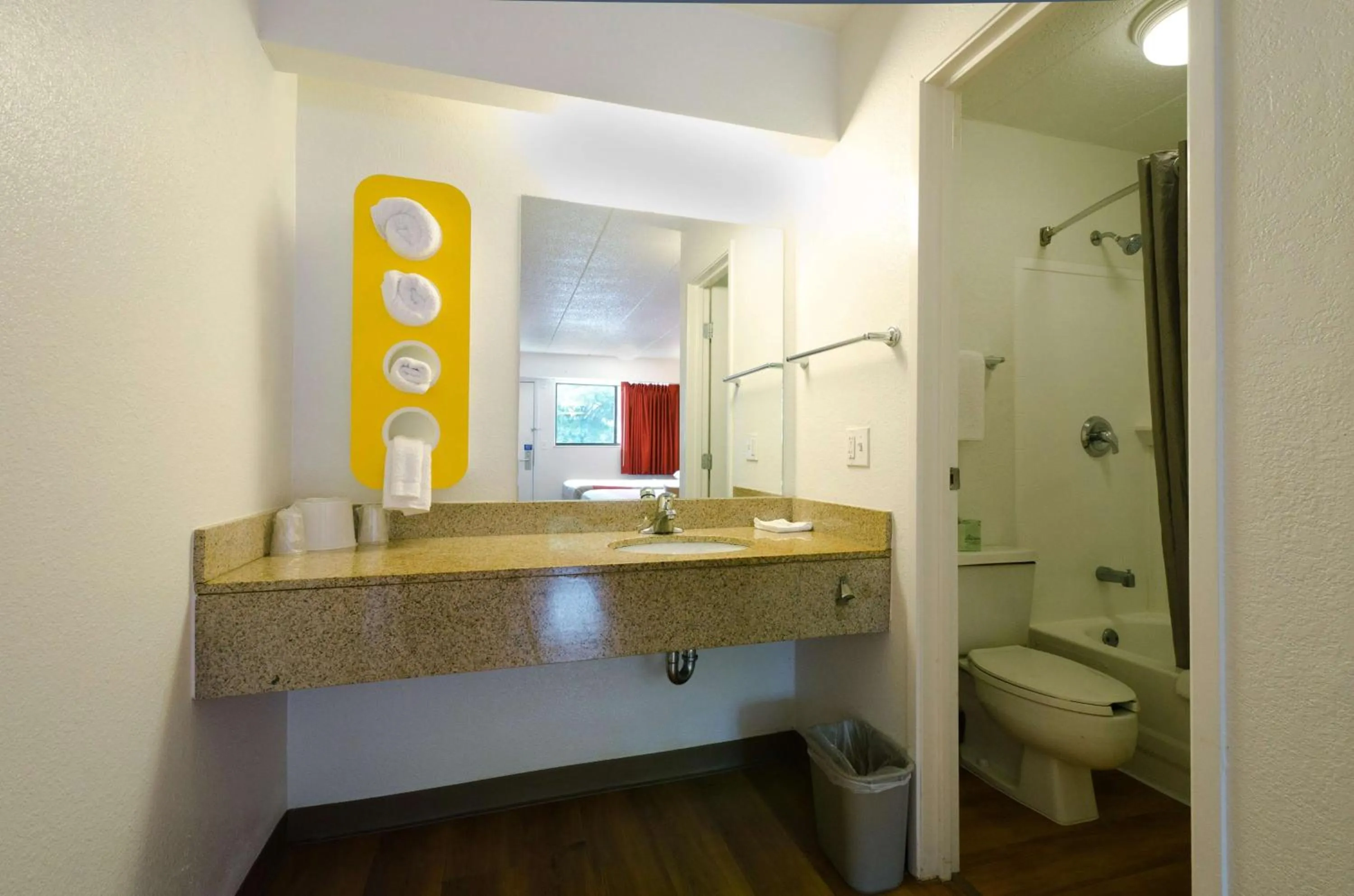 Shower in Motel 6-Gaithersburg, DC - Washington