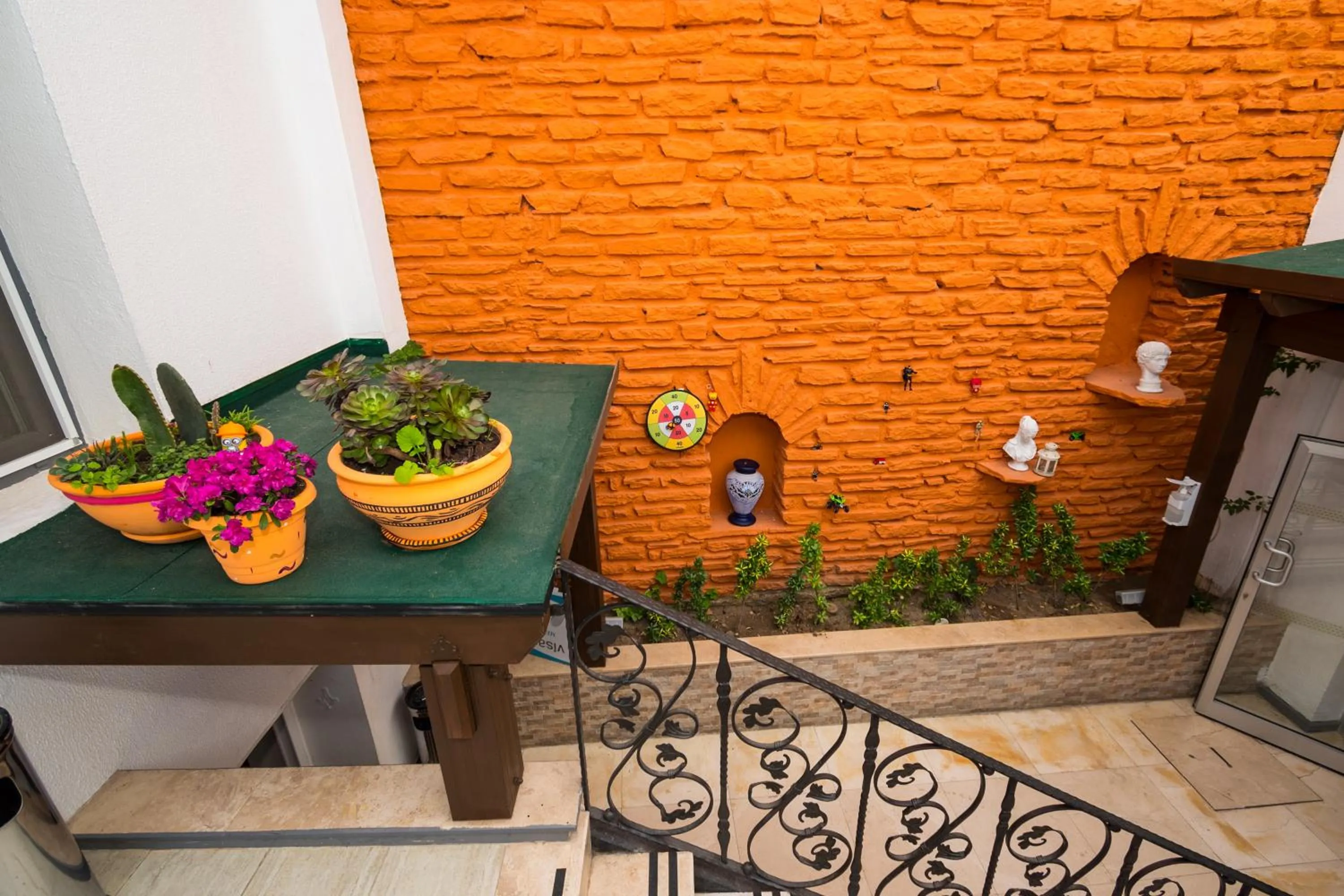 Inner courtyard view in 7 Art Feslegen Hotel By Egeos