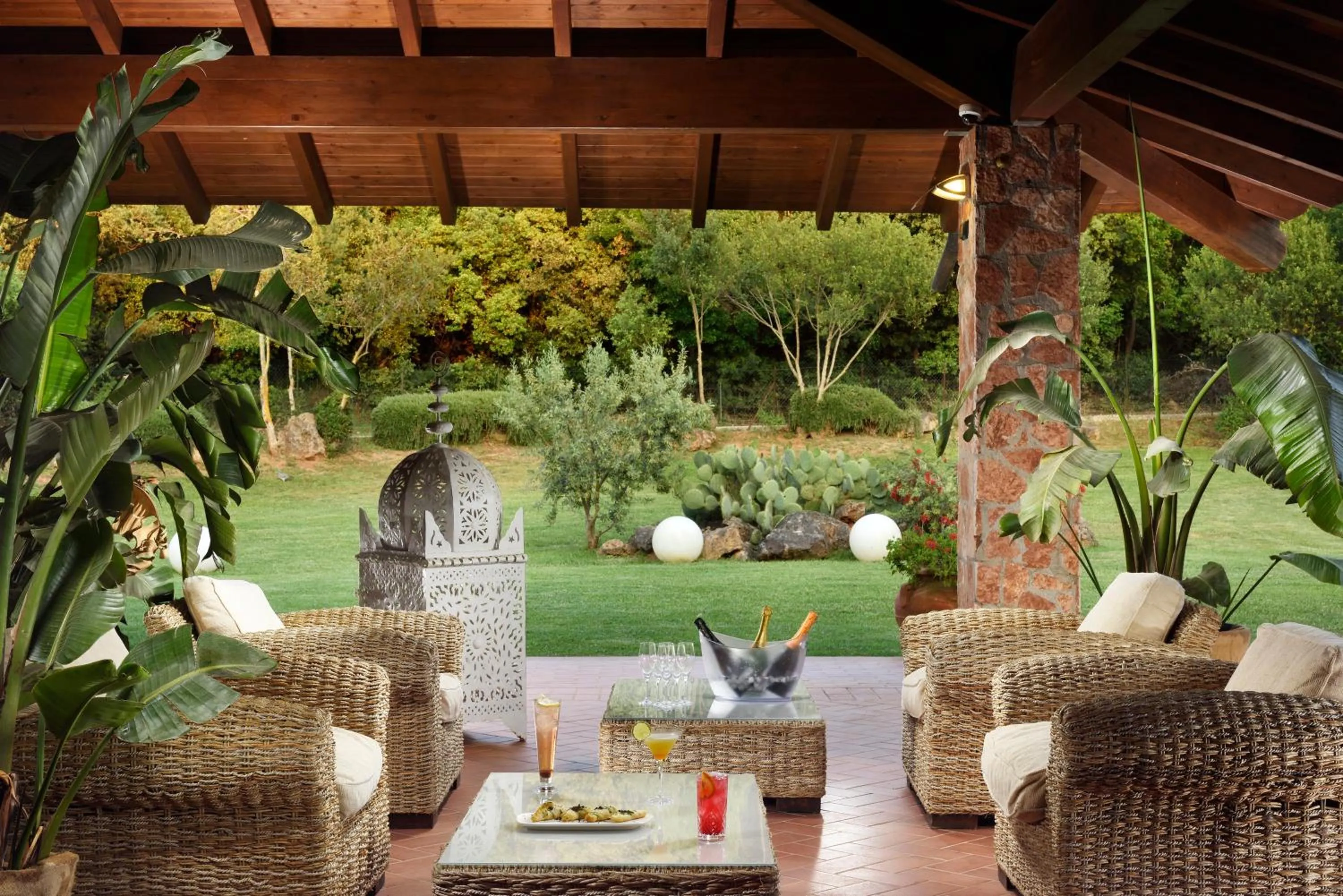 Patio in Argentario Lagoon Resort & Spa
