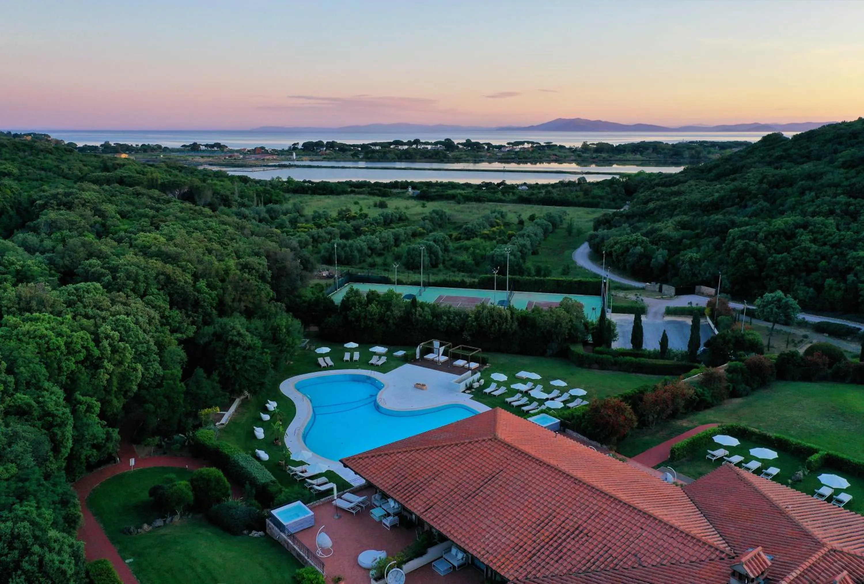Natural landscape in Argentario Lagoon Resort & Spa
