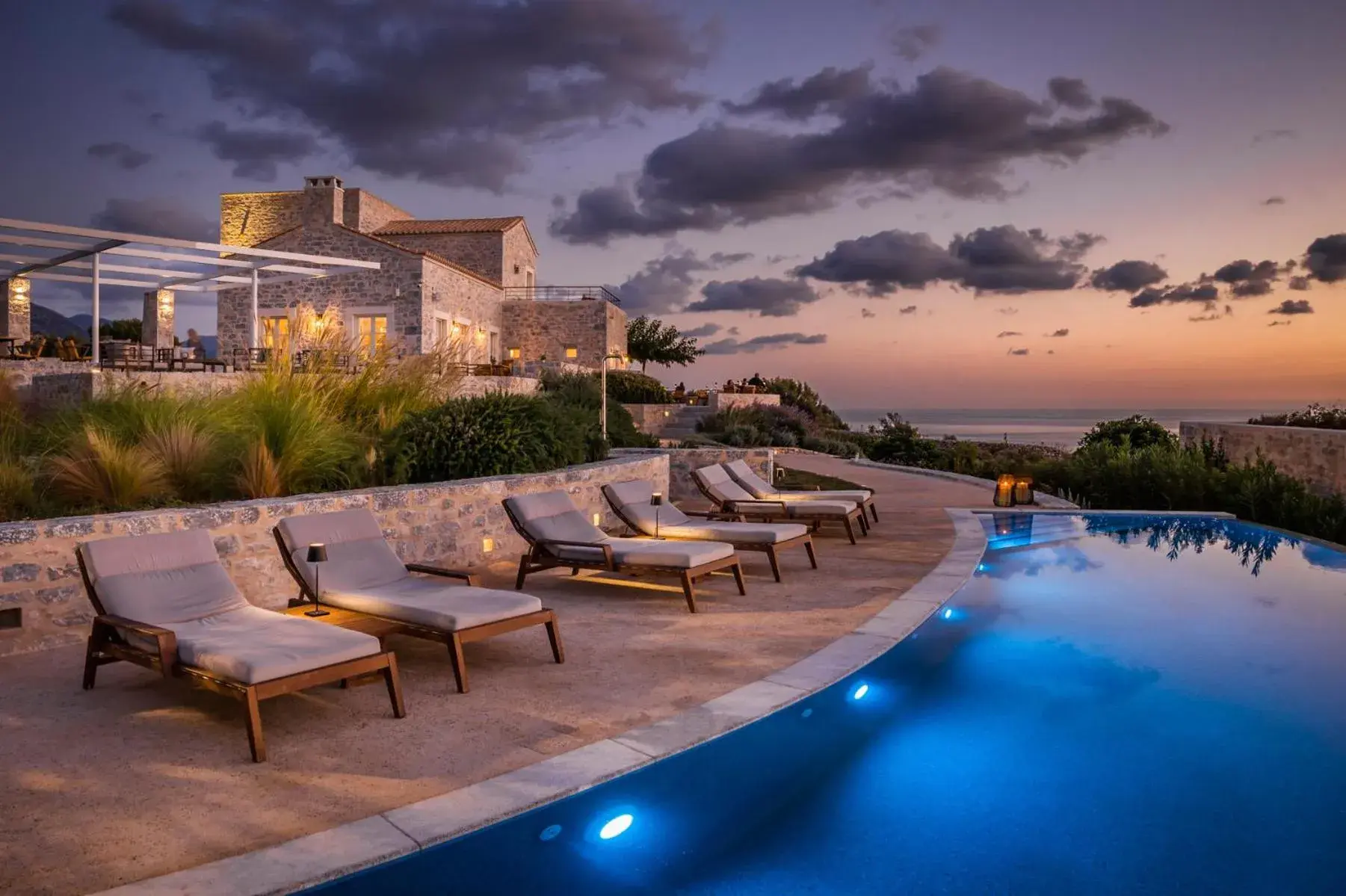 Pool view in Ariá Estate Suites & Spa Pool view in Ariá Estate Suites & Spa