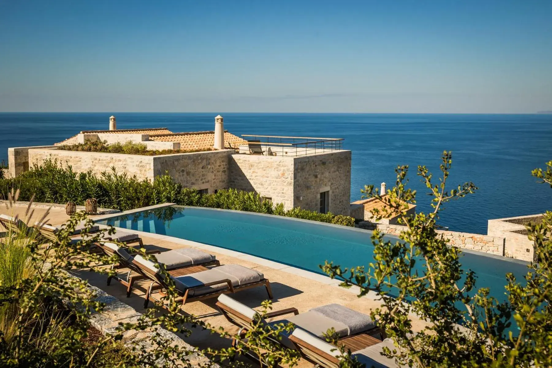 Pool view in Ariá Estate Suites & Spa Pool view in Ariá Estate Suites & Spa