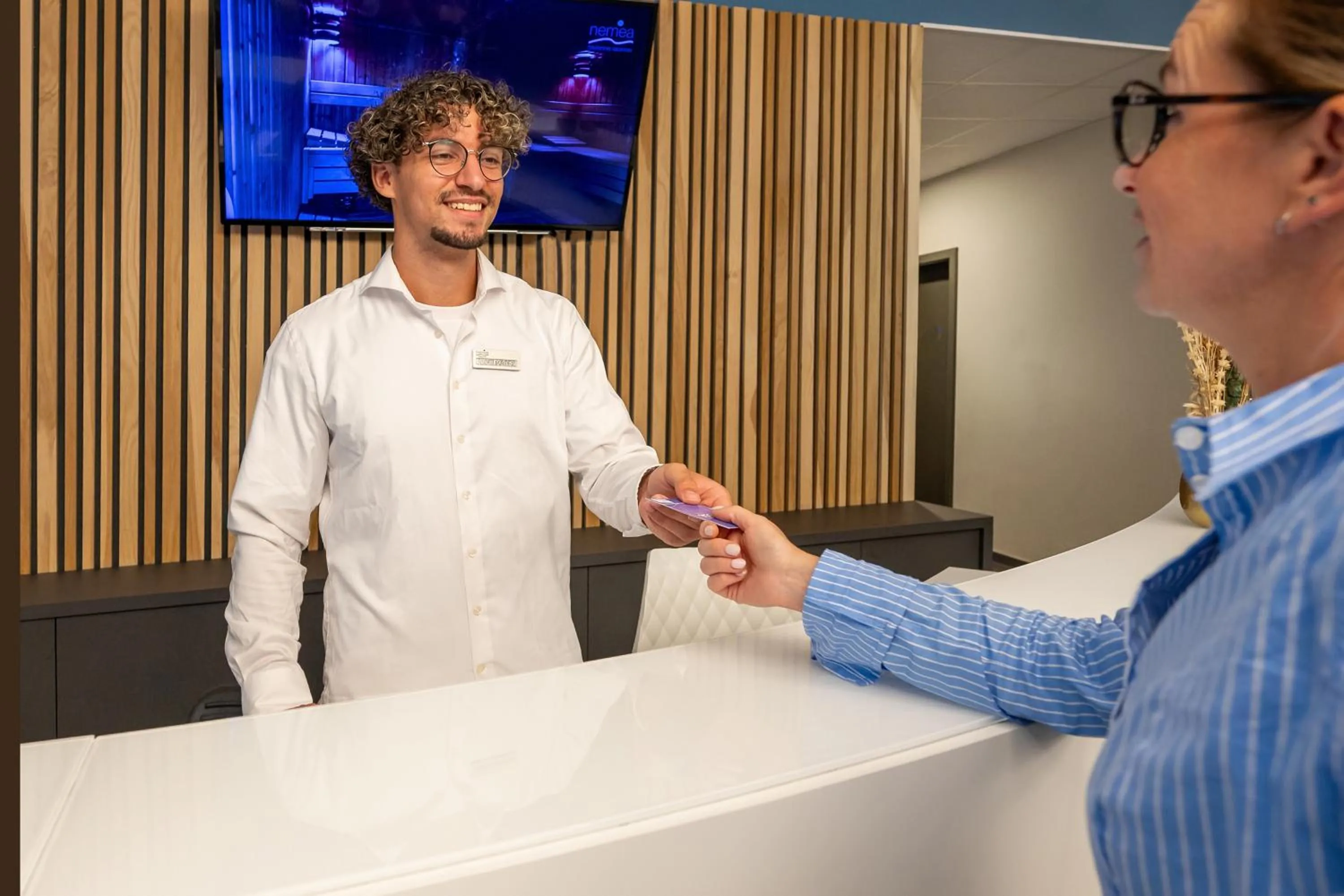 Lobby or reception in Nemea Appart Hotel Elypseo Strasbourg Port