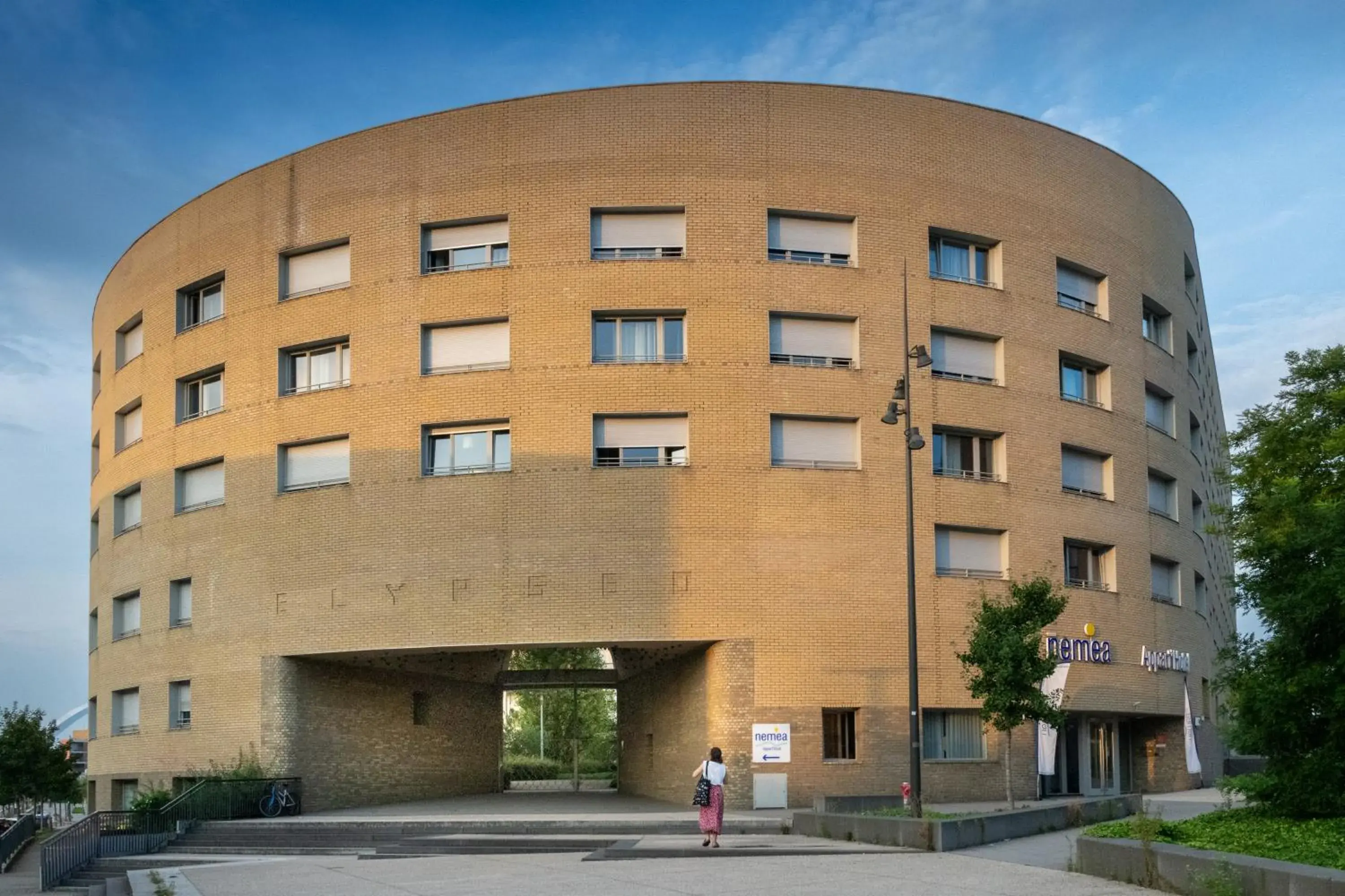 Property building in Nemea Appart Hotel Elypseo Strasbourg Port Property building in Nemea Appart Hotel Elypseo Strasbourg Port