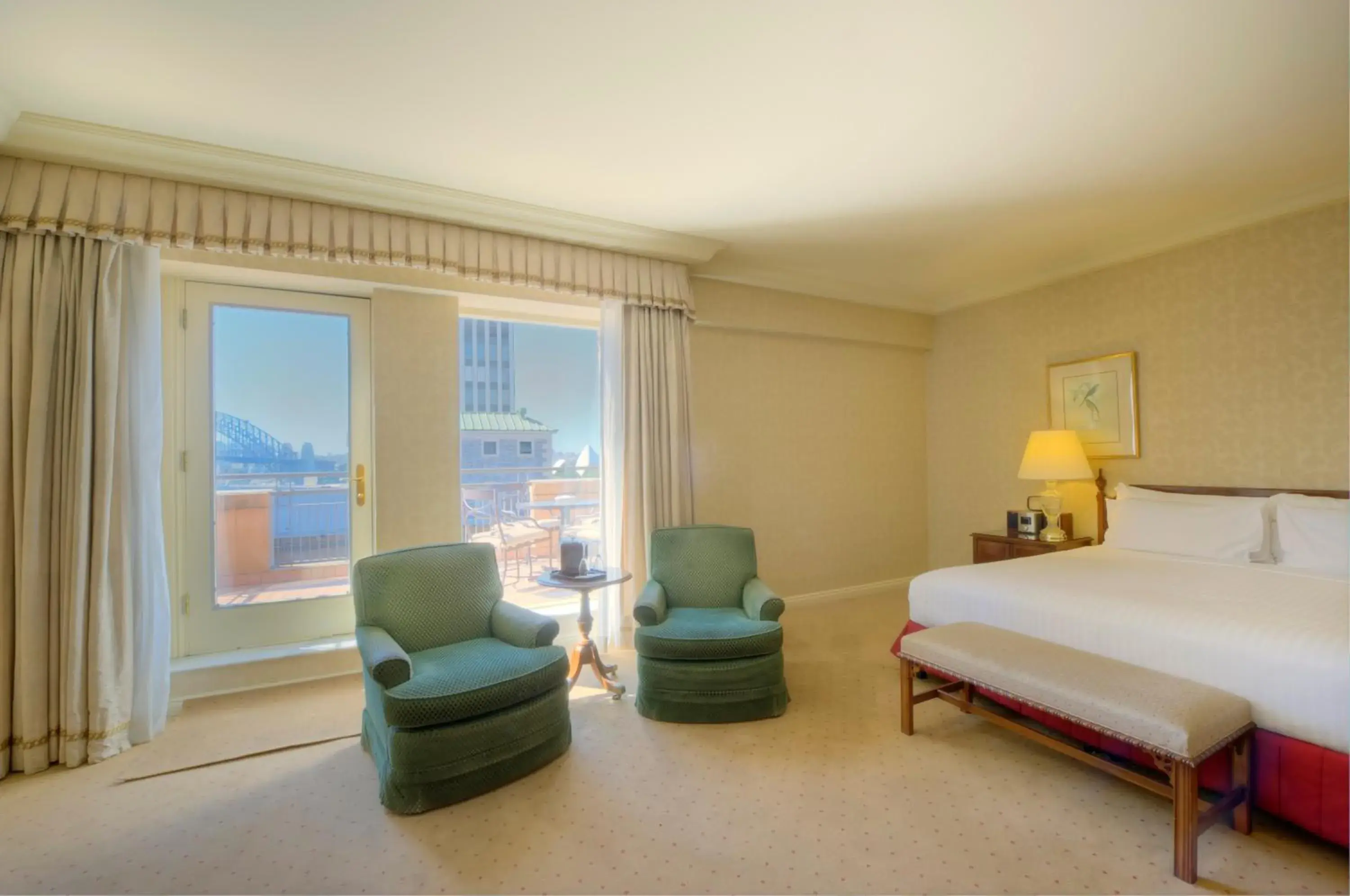 Deluxe Harbor Terrace King Room in Sir Stamford Circular Quay Deluxe Harbor Terrace King Room in Sir Stamford Circular Quay