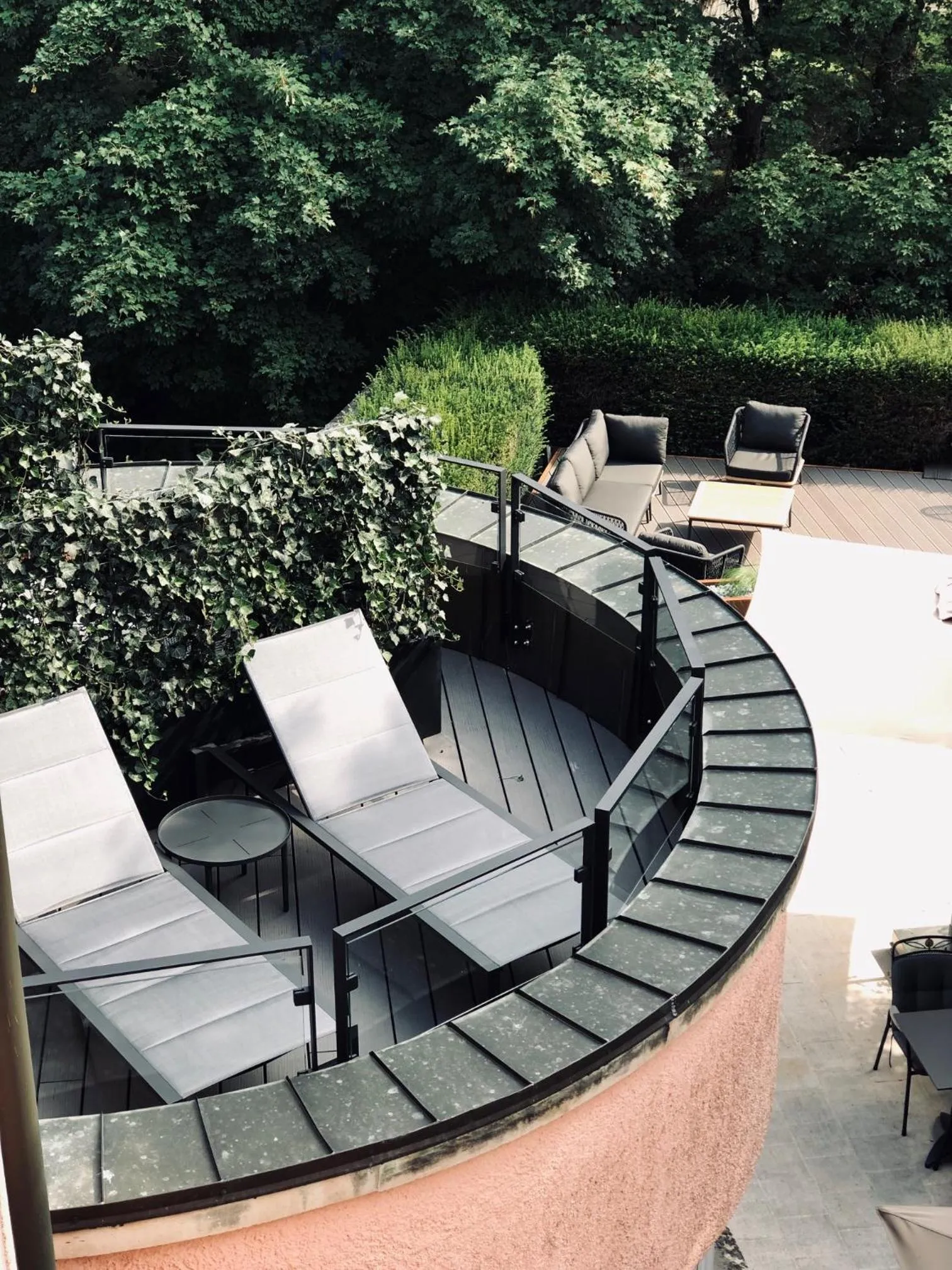 Patio in Hotel-Restaurant Beim Schlass