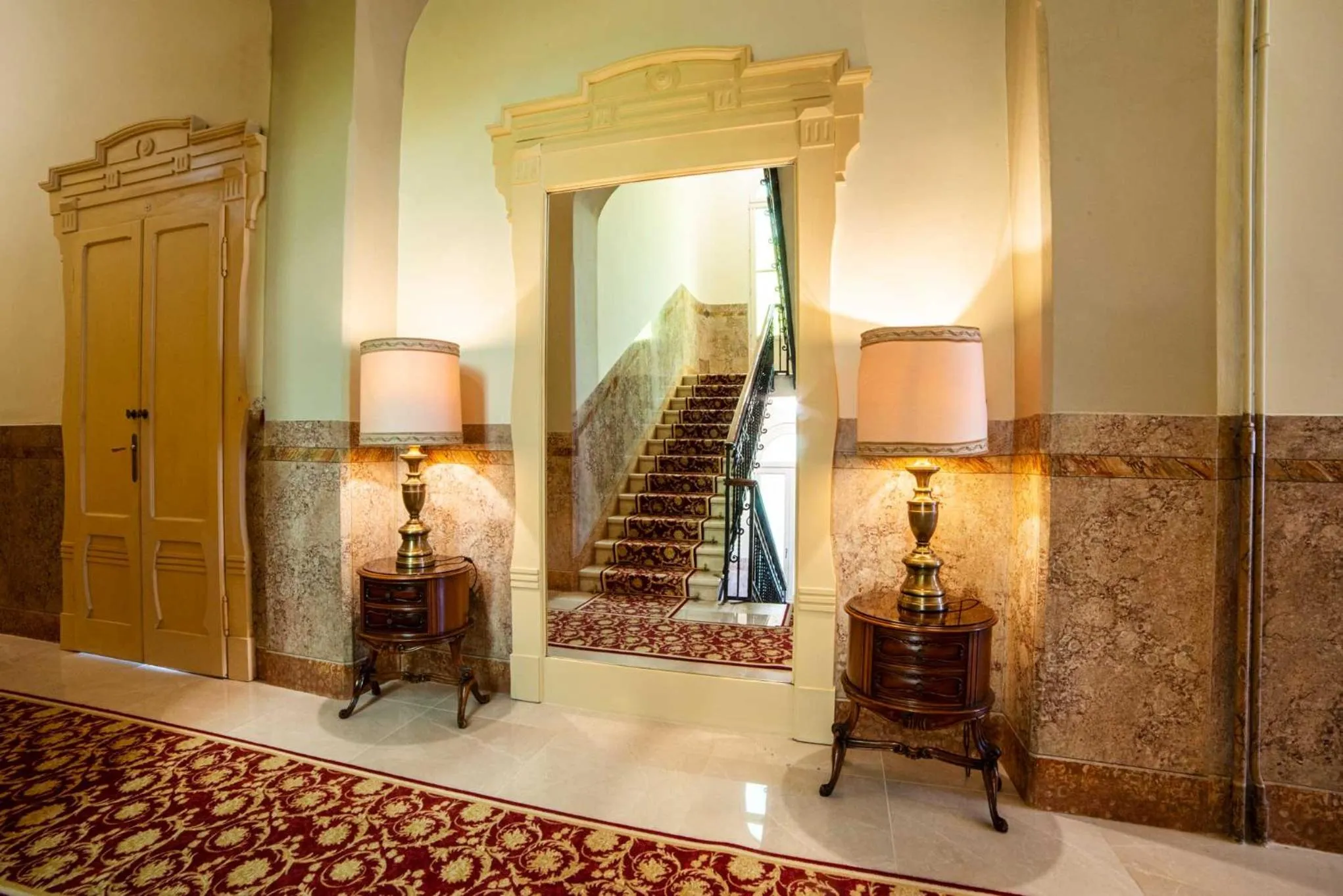 Decorative detail in Hotel Villa Marie