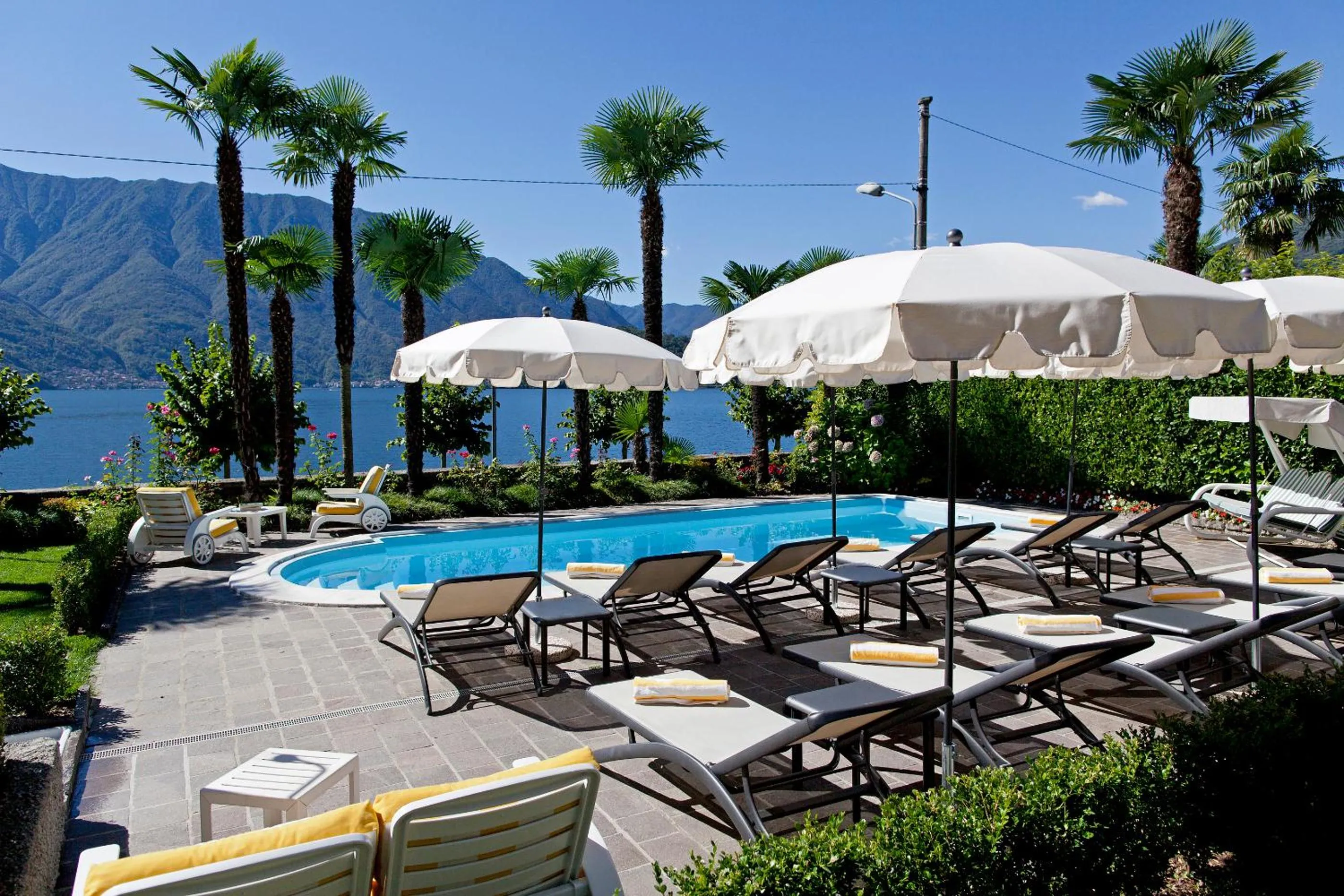 Lake view in Hotel Villa Marie