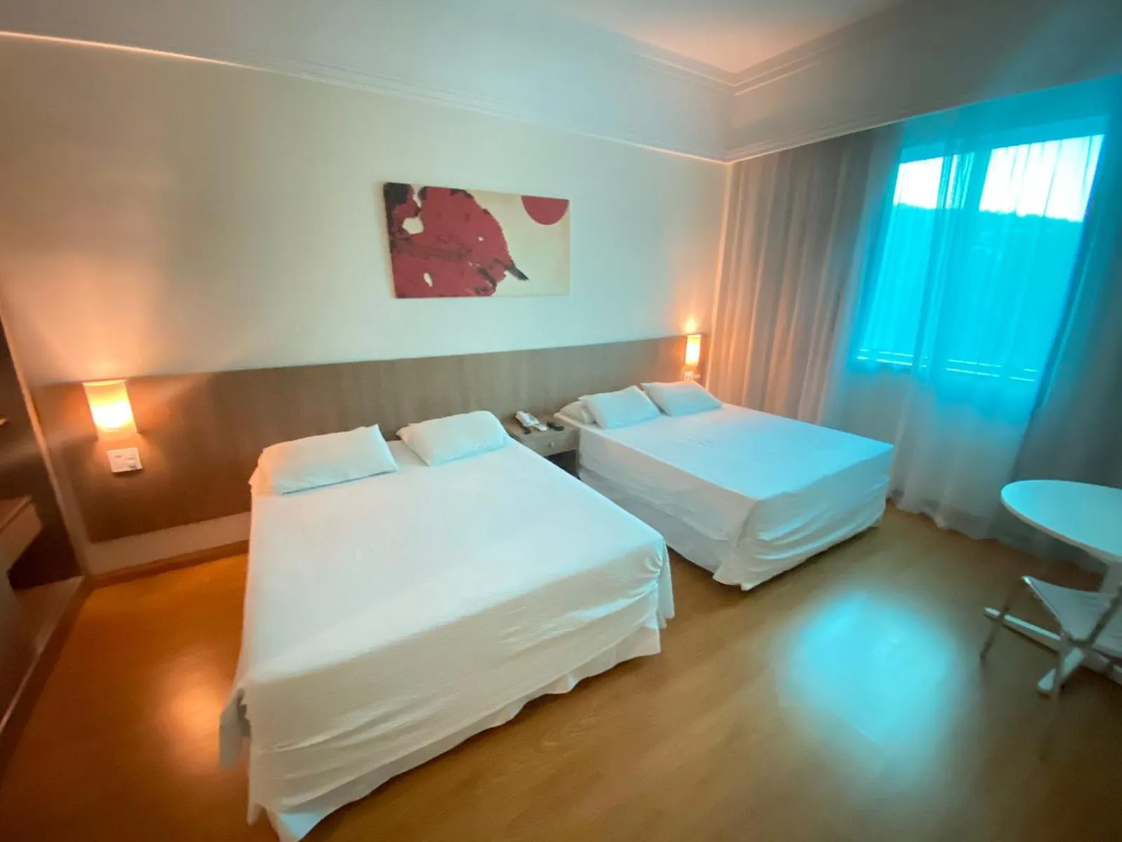 Bed in Premier Parc Hotel