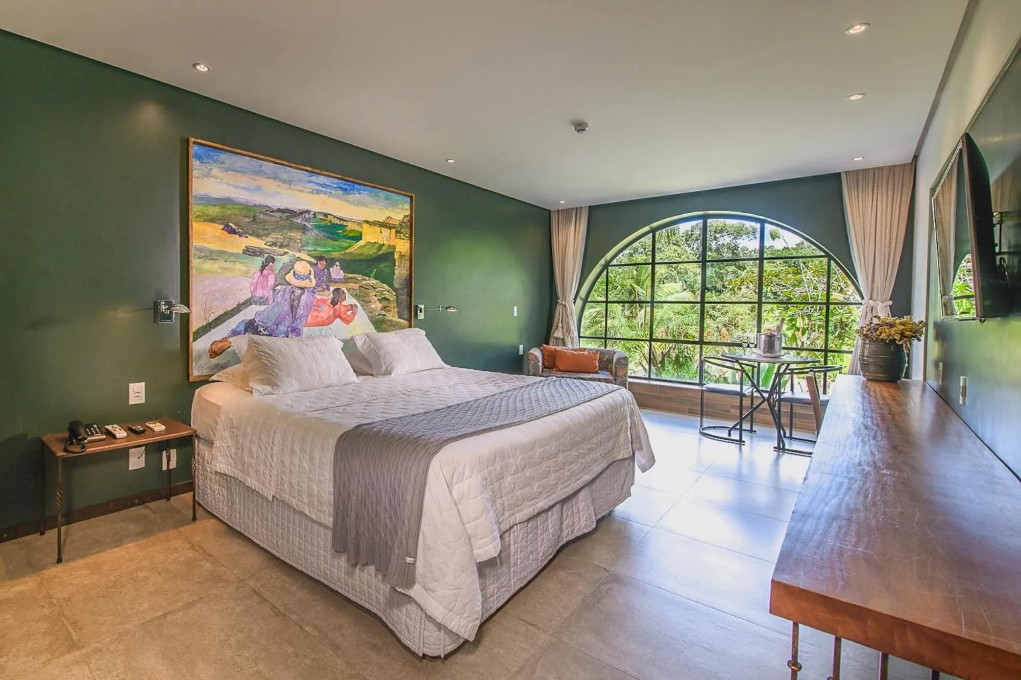 Bed in Hotel Canto das Águas - Roteiro de Charme