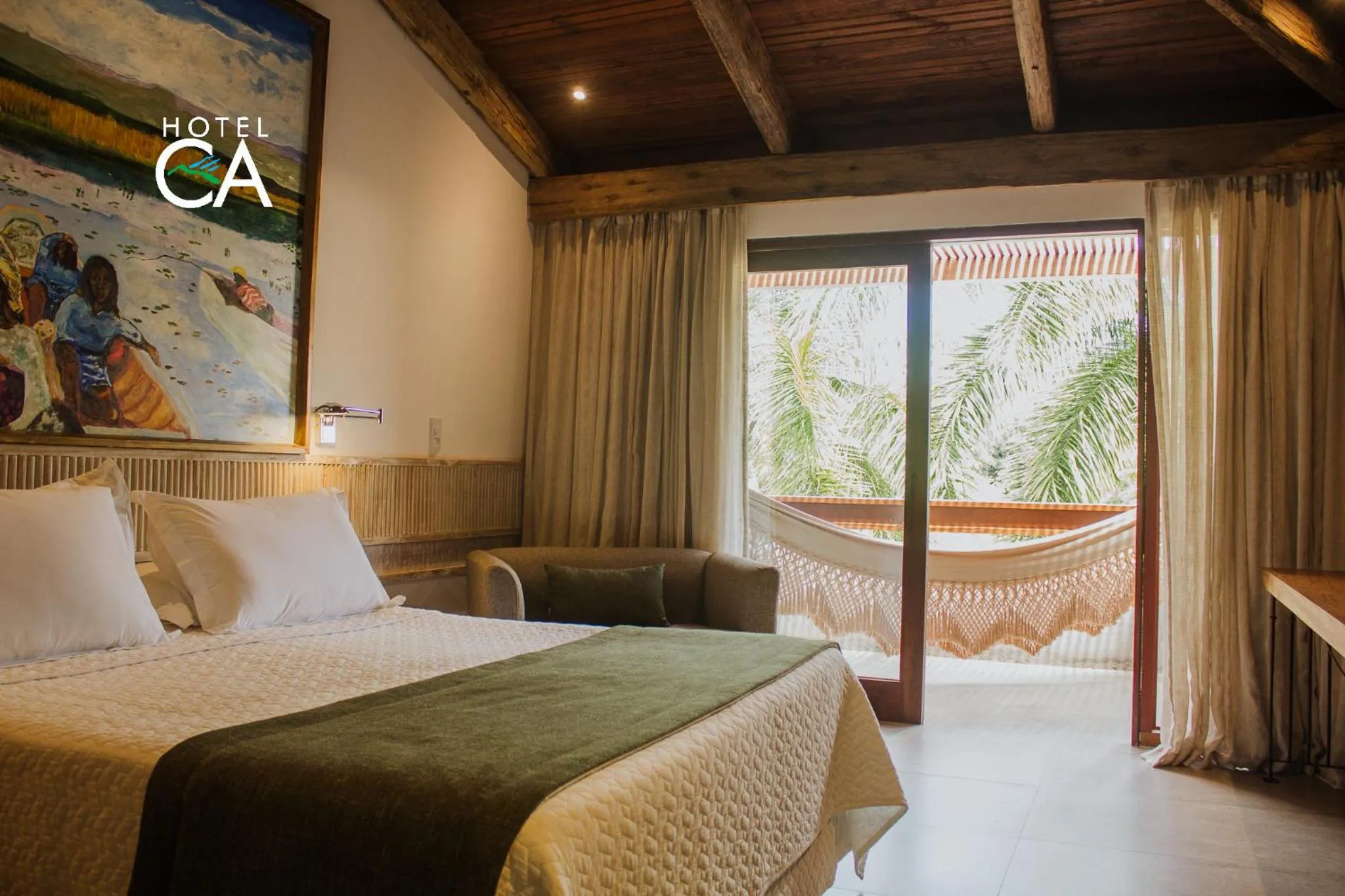 Bed in Hotel Canto das Águas - Roteiro de Charme