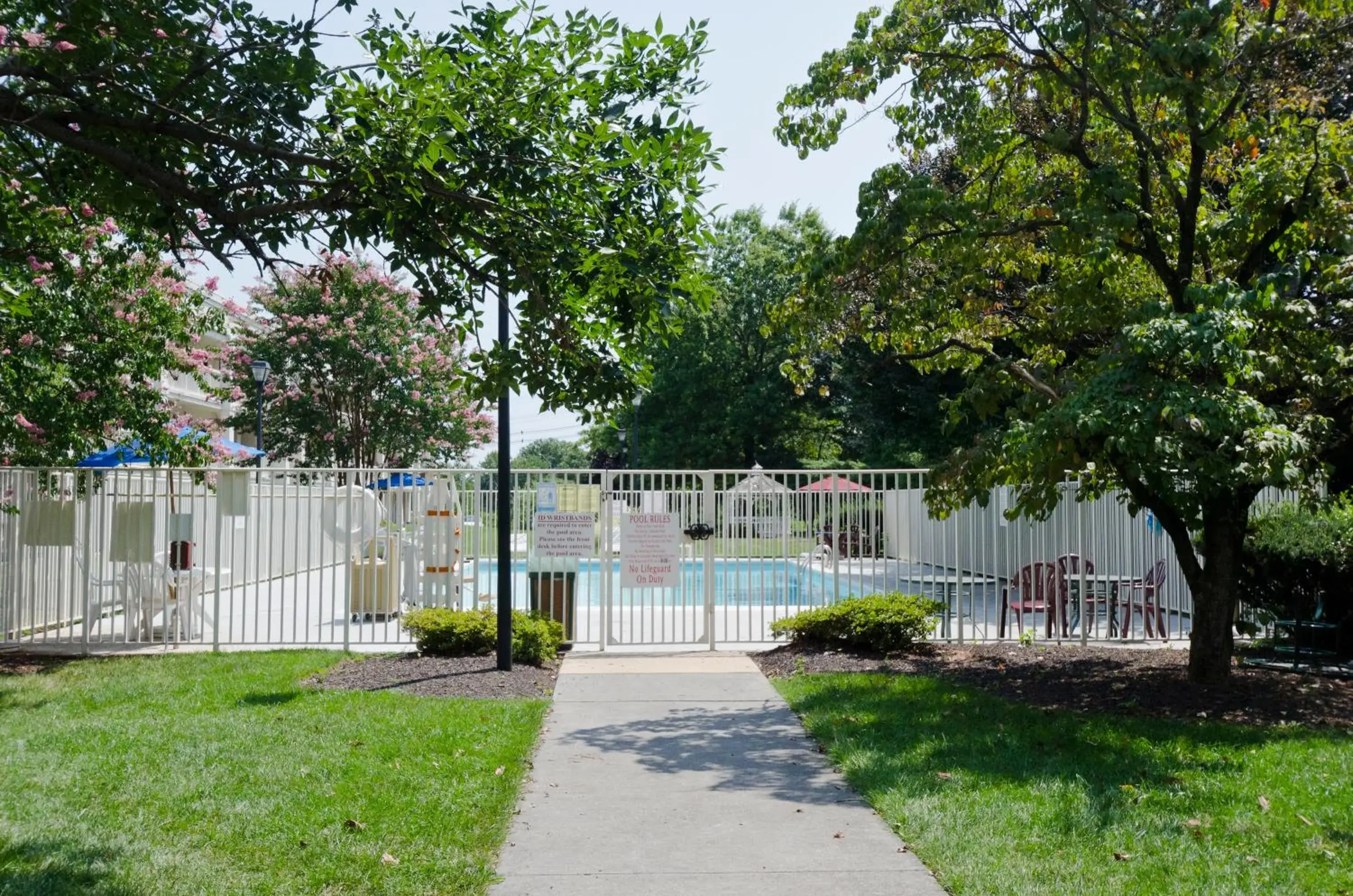 Swimming pool, Garden in Motel 6-Frederick, MD - Fort Detrick