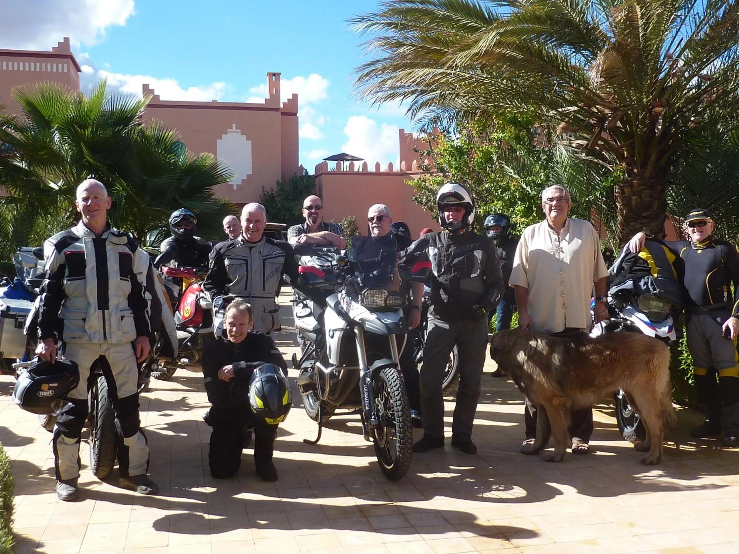 group of guests in Les Tourmalines