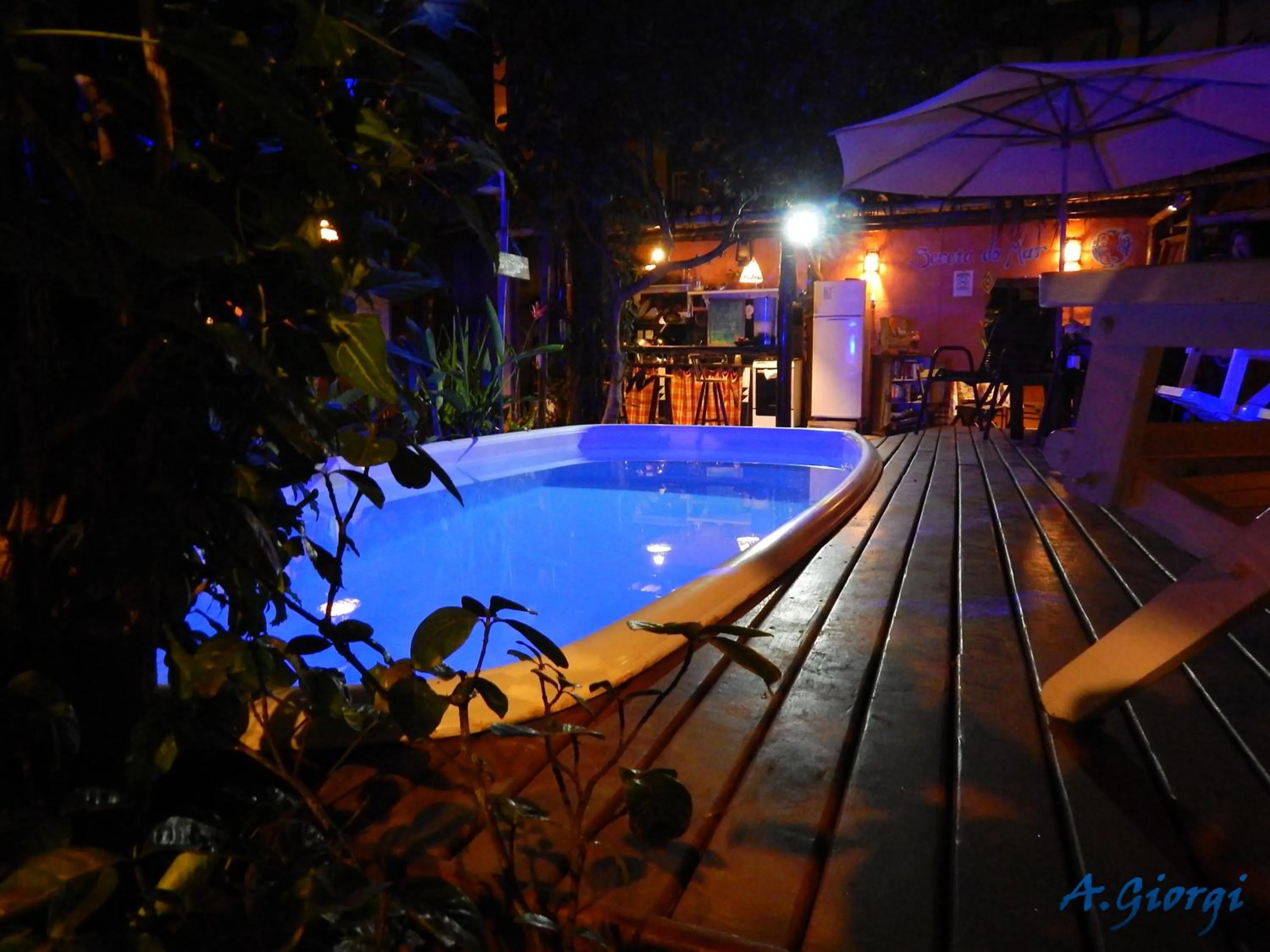 Swimming pool in Hostel Sereia do Mar