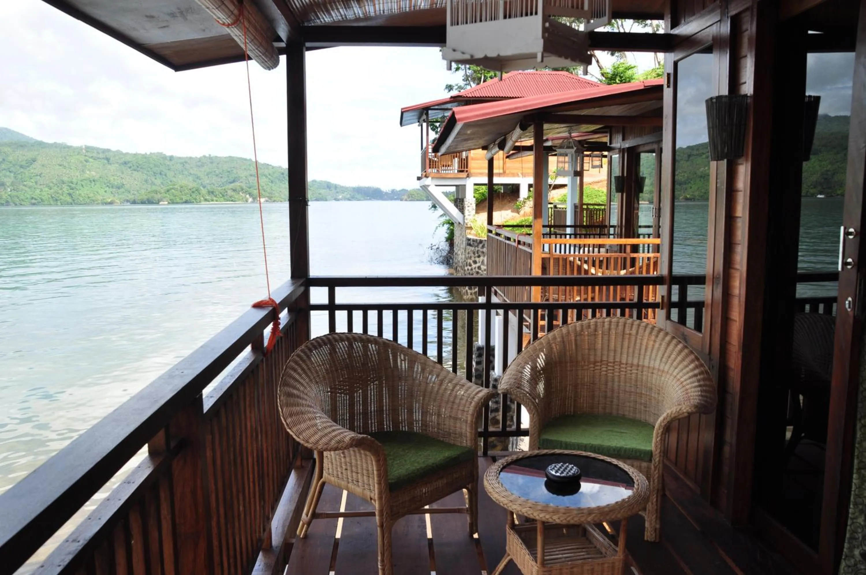 Balcony/Terrace in Bastianos Lembeh Dive Resort